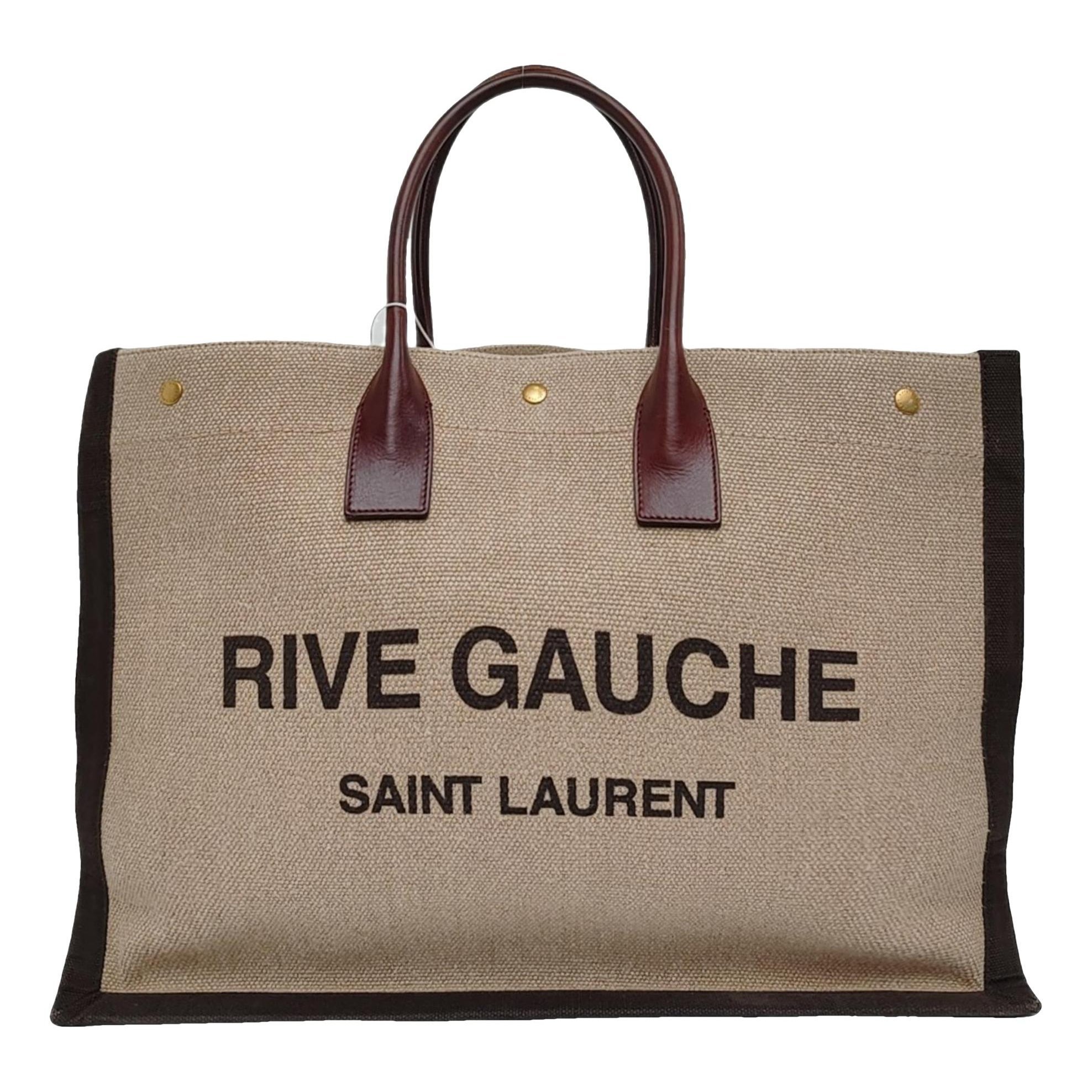 Rive Gauche cloth handbag