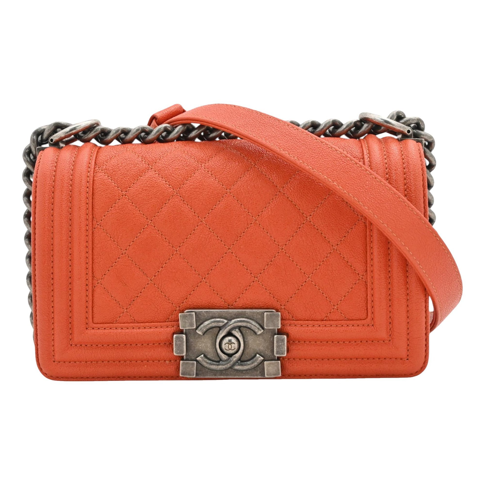 Leather handbag