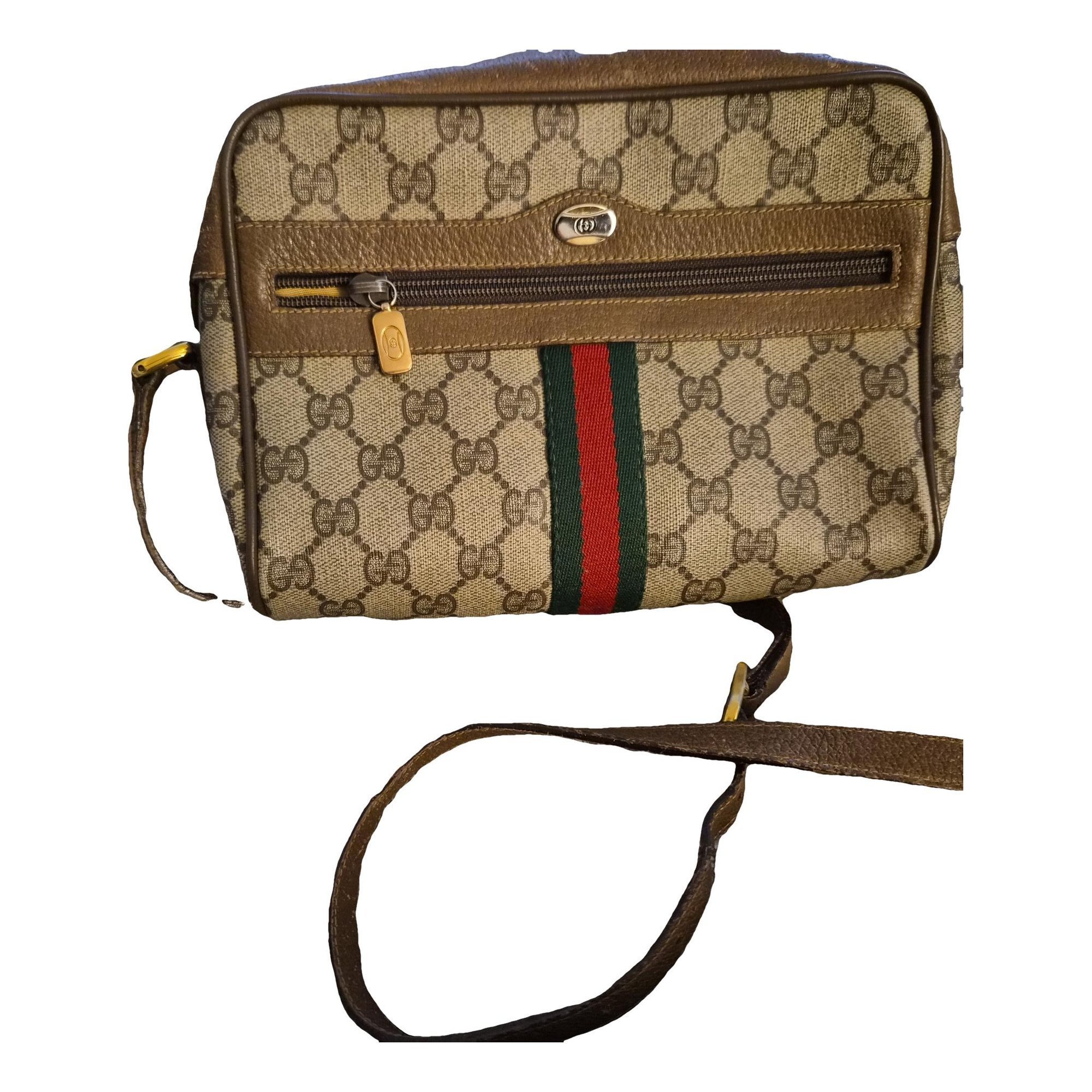 Ophidia leather crossbody bag