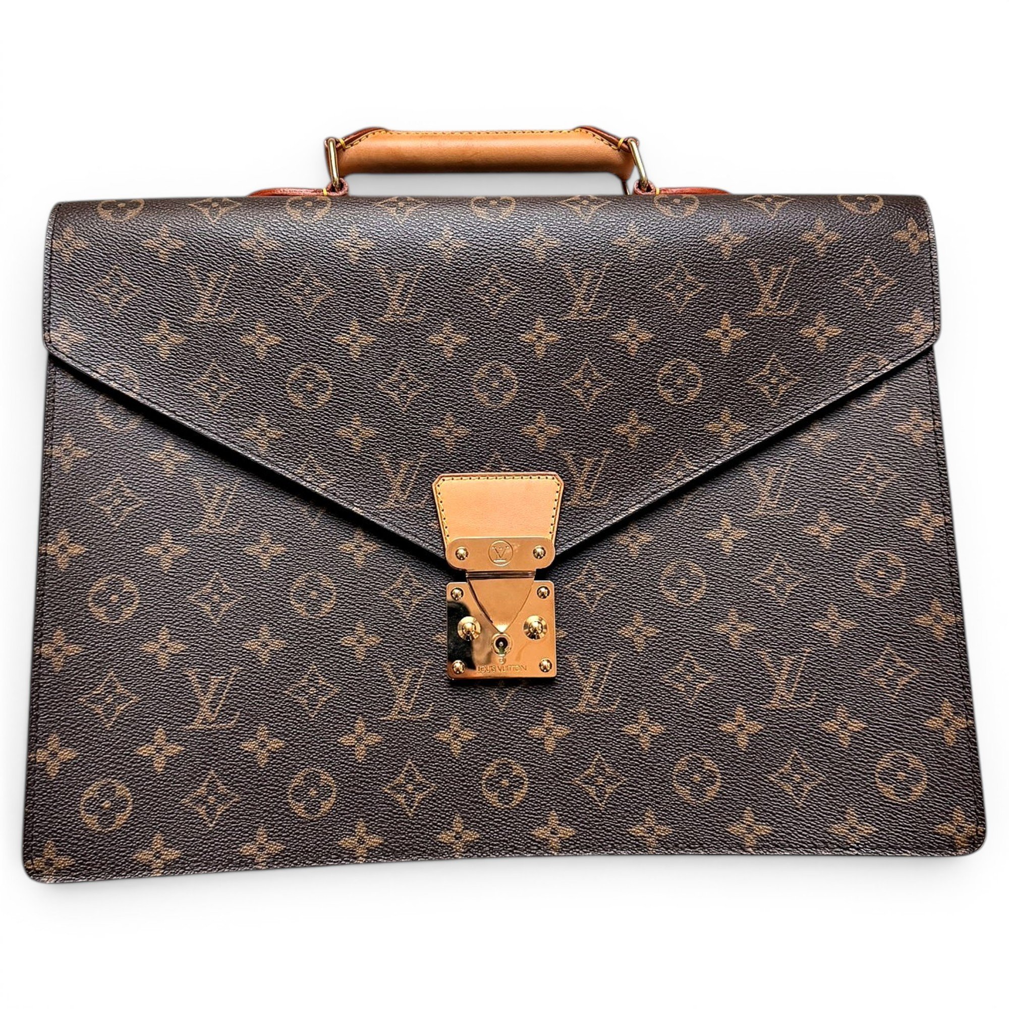 Porte Documents Voyage leather handbag