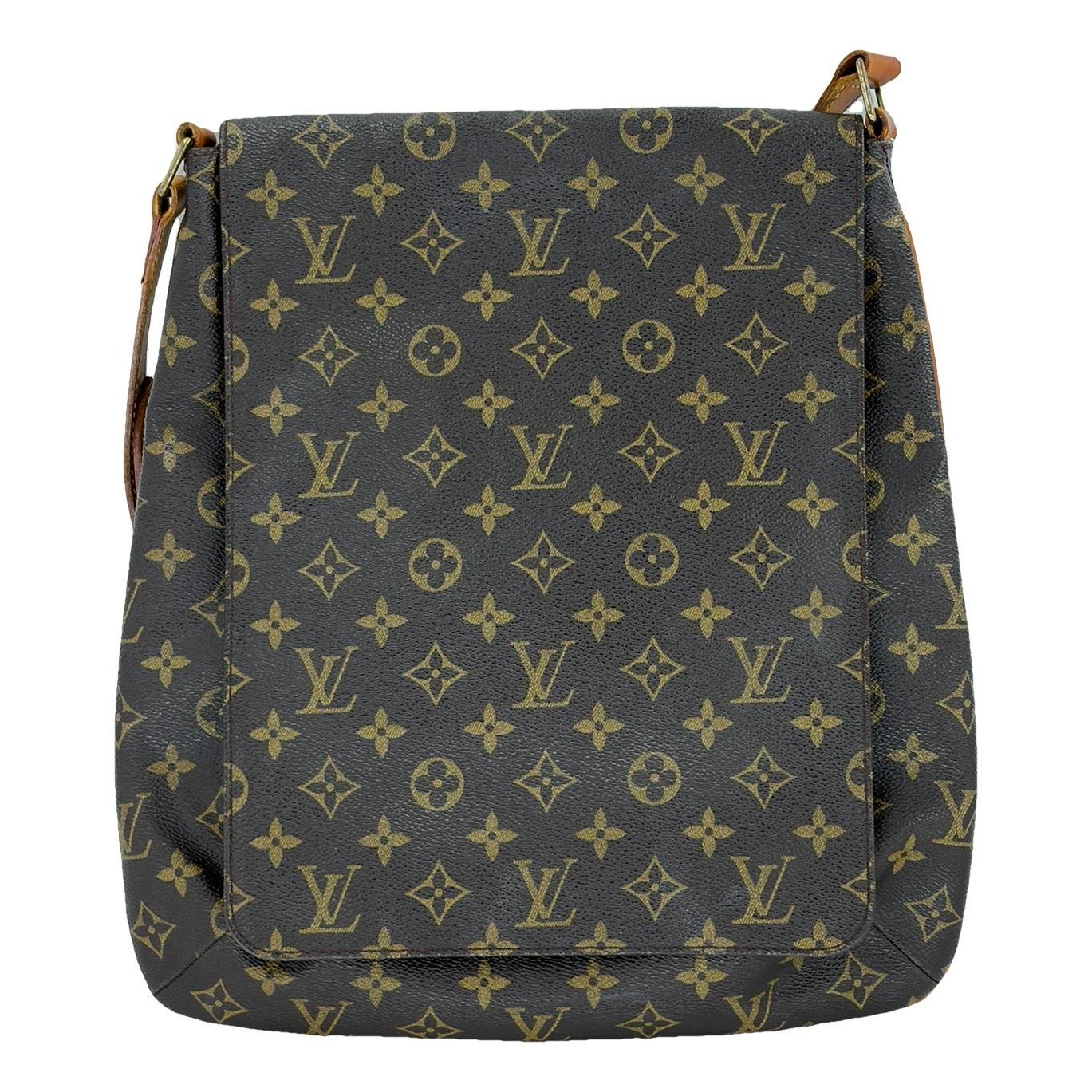 Musette leather crossbody bag