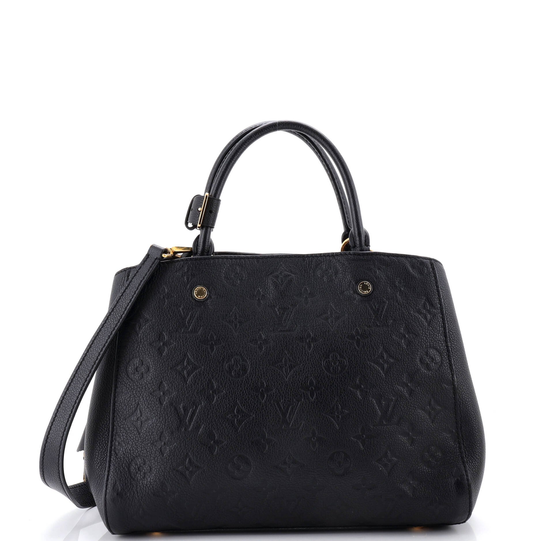 Montaigne Handbag Monogram Empreinte Leather MM