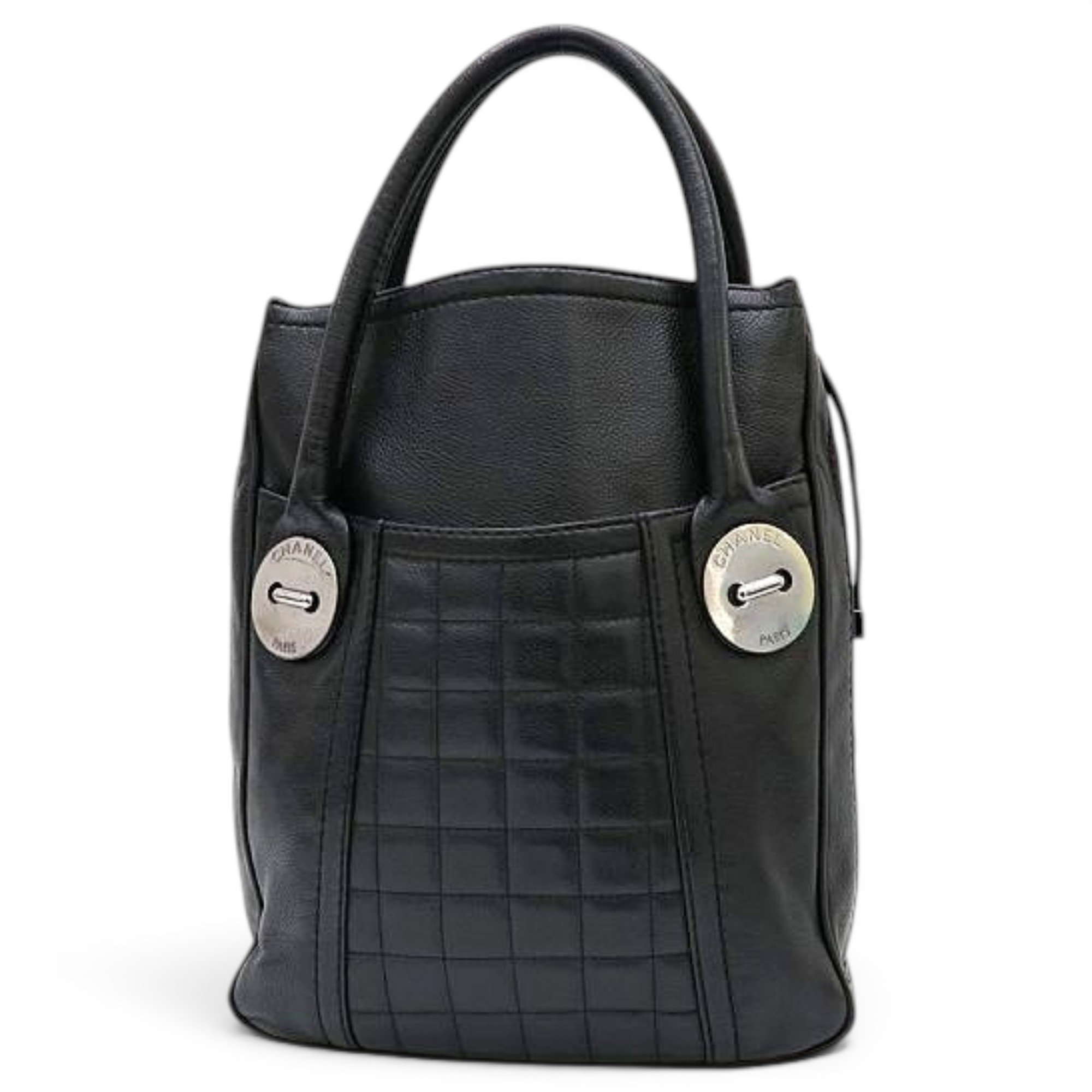 East West Chocolate Bar leather tote