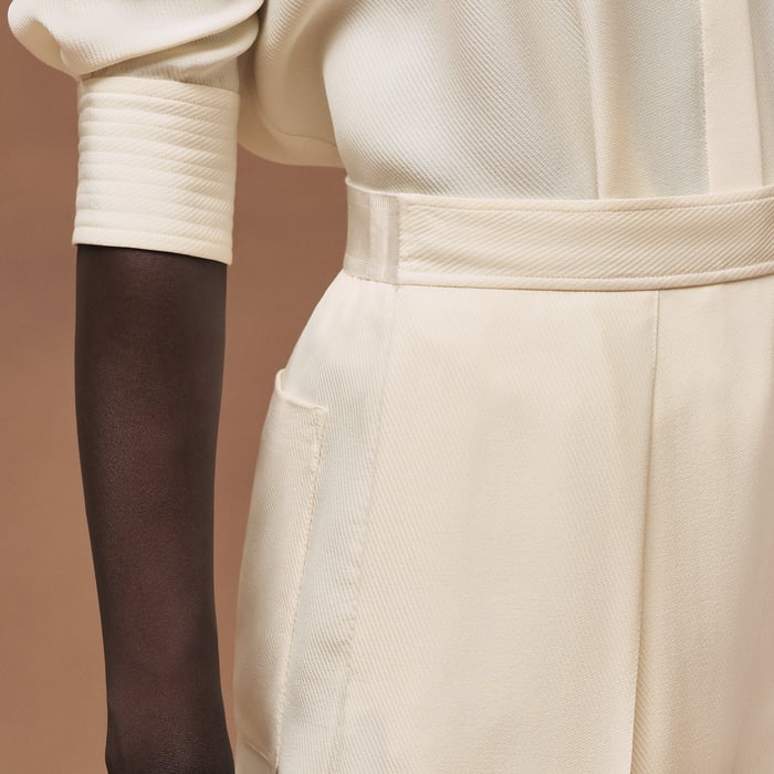 Beige Sable Pantalon Pyjama
