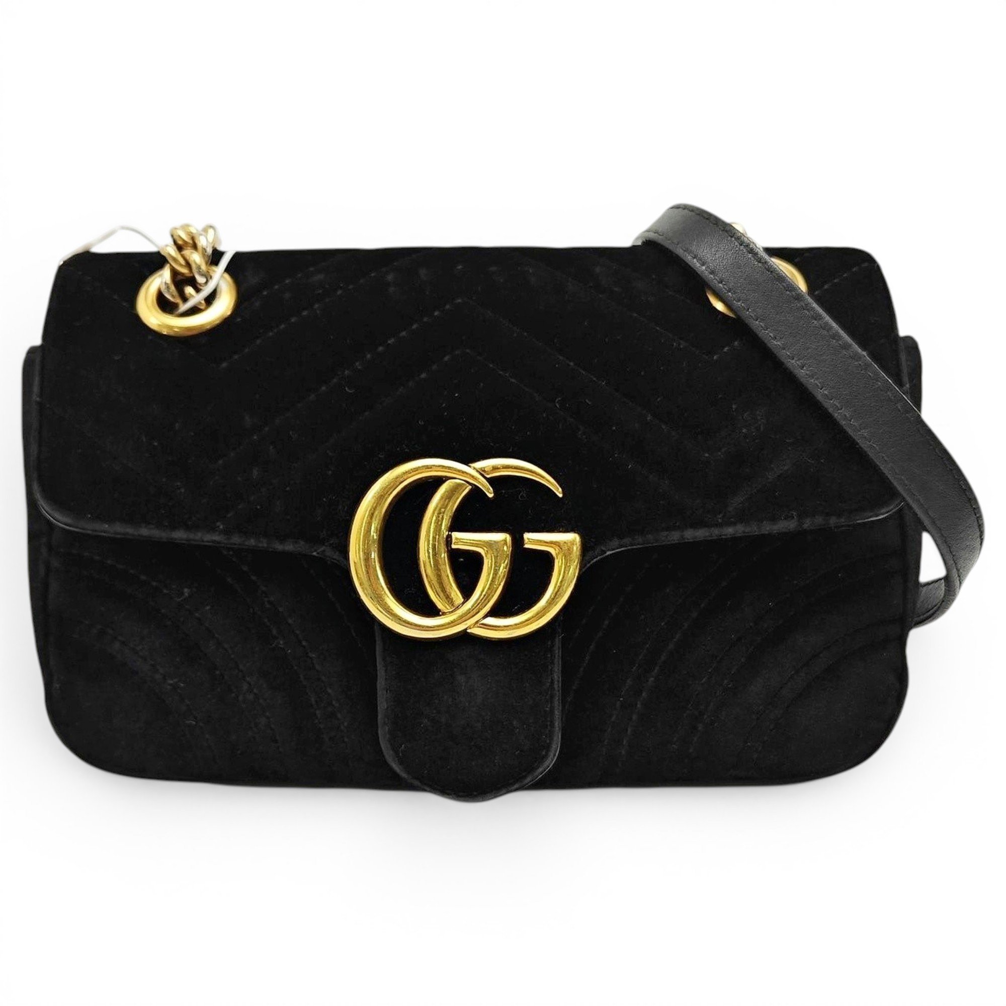 GG Marmont velvet handbag