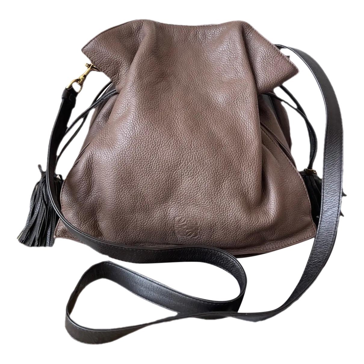 Flamenco leather crossbody bag