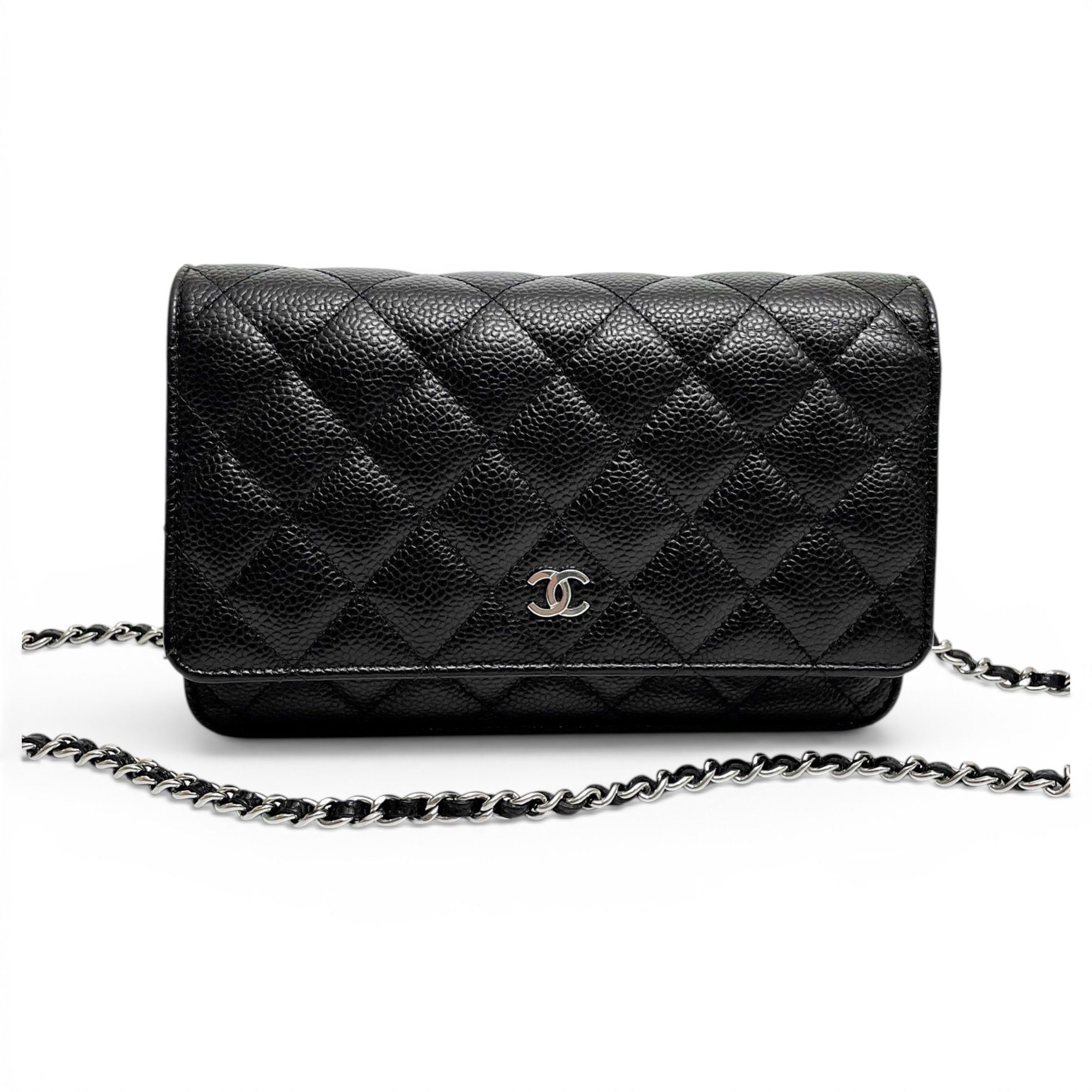 Wallet On Chain Timeless/Classique leather crossbody bag