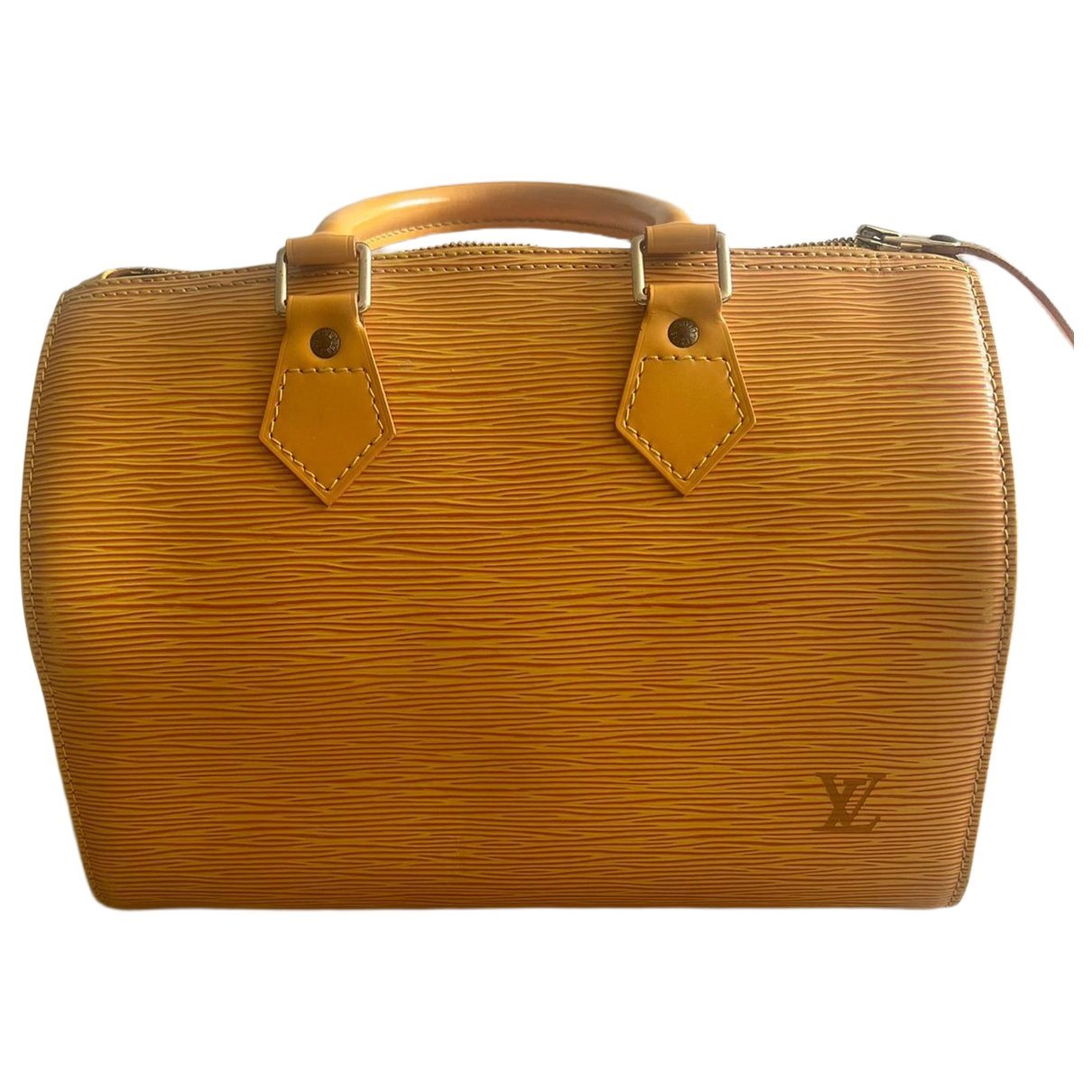 Speedy leather handbag