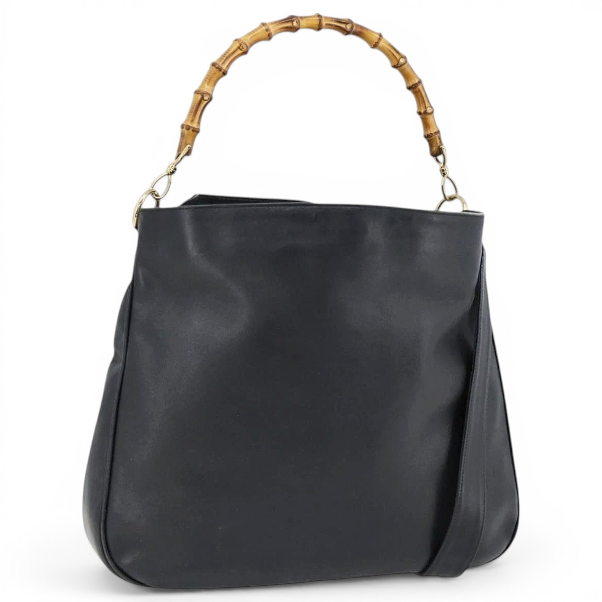 Bamboo leather handbag