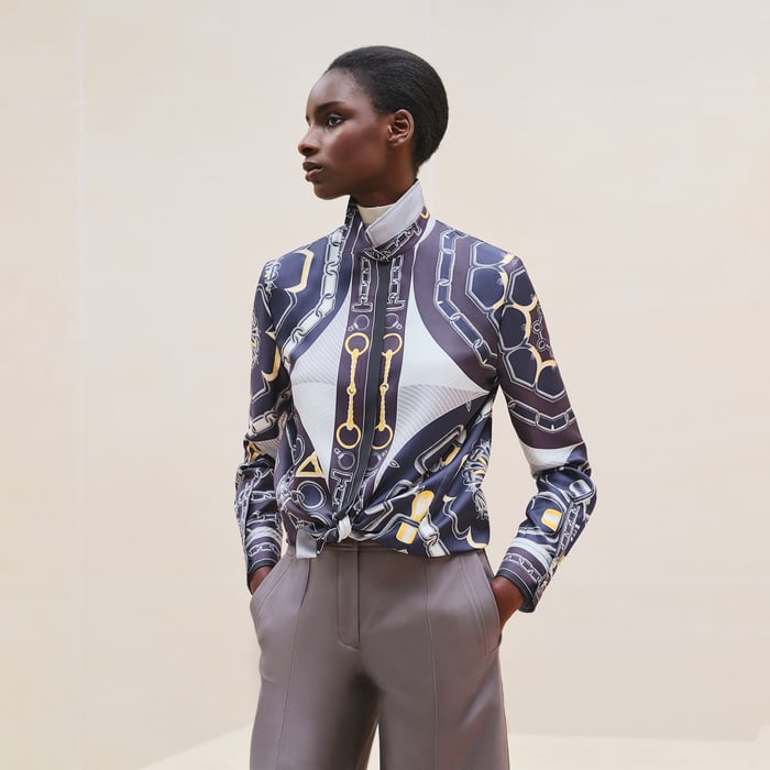 Bleu Noir "Effet Kaleidoscope" Classic Shirt