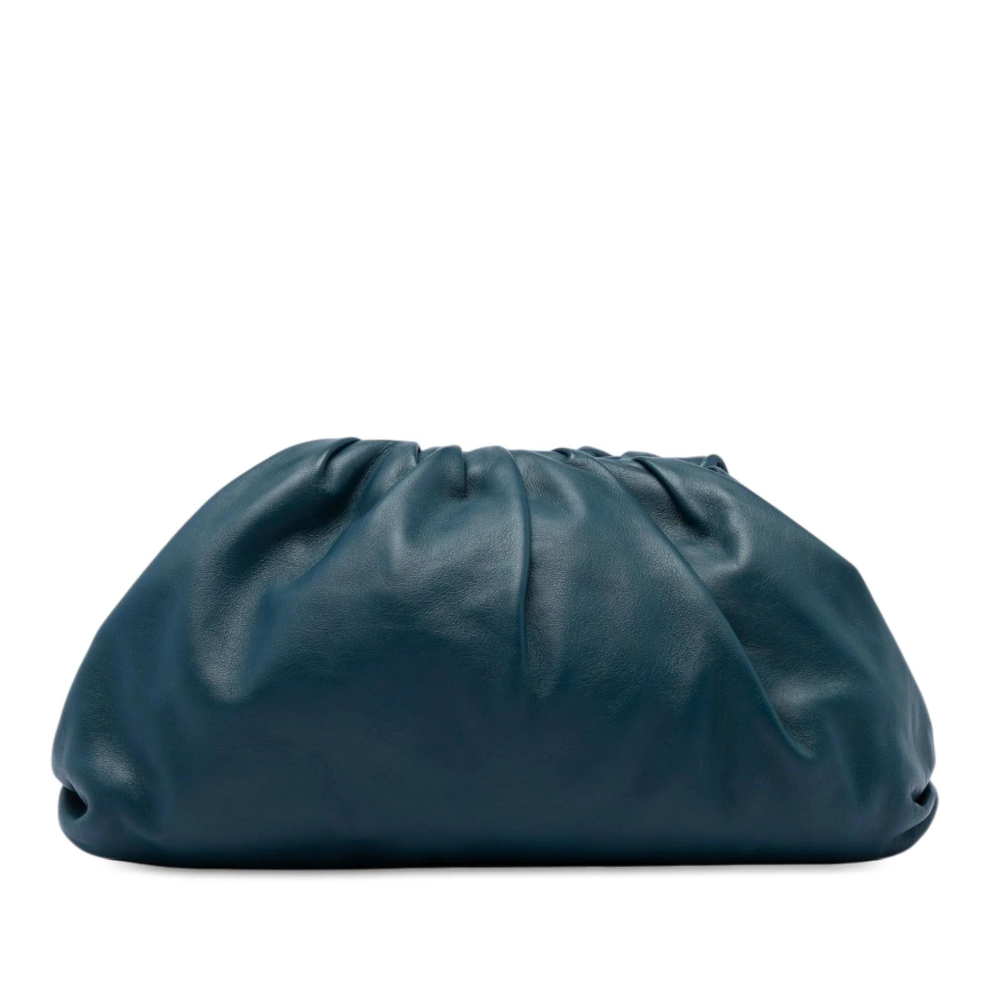 Pouch leather handbag