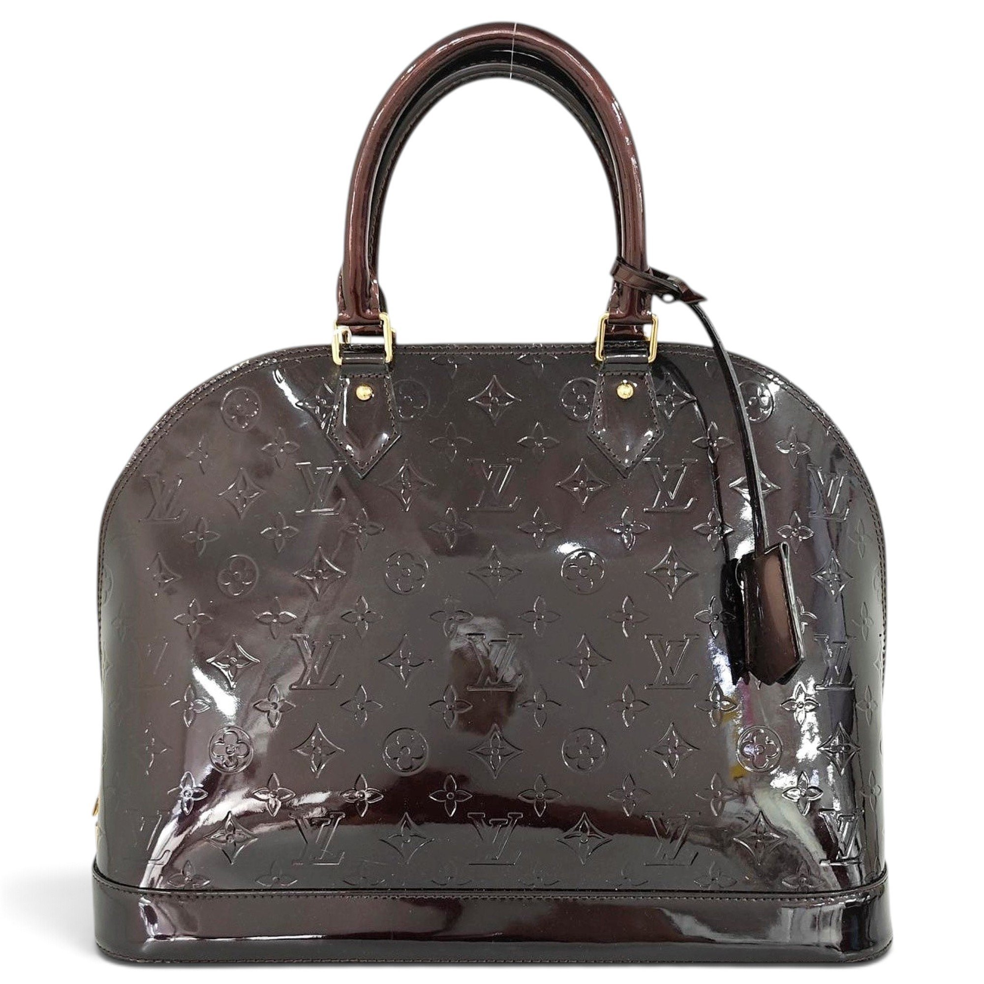 Alma patent leather handbag