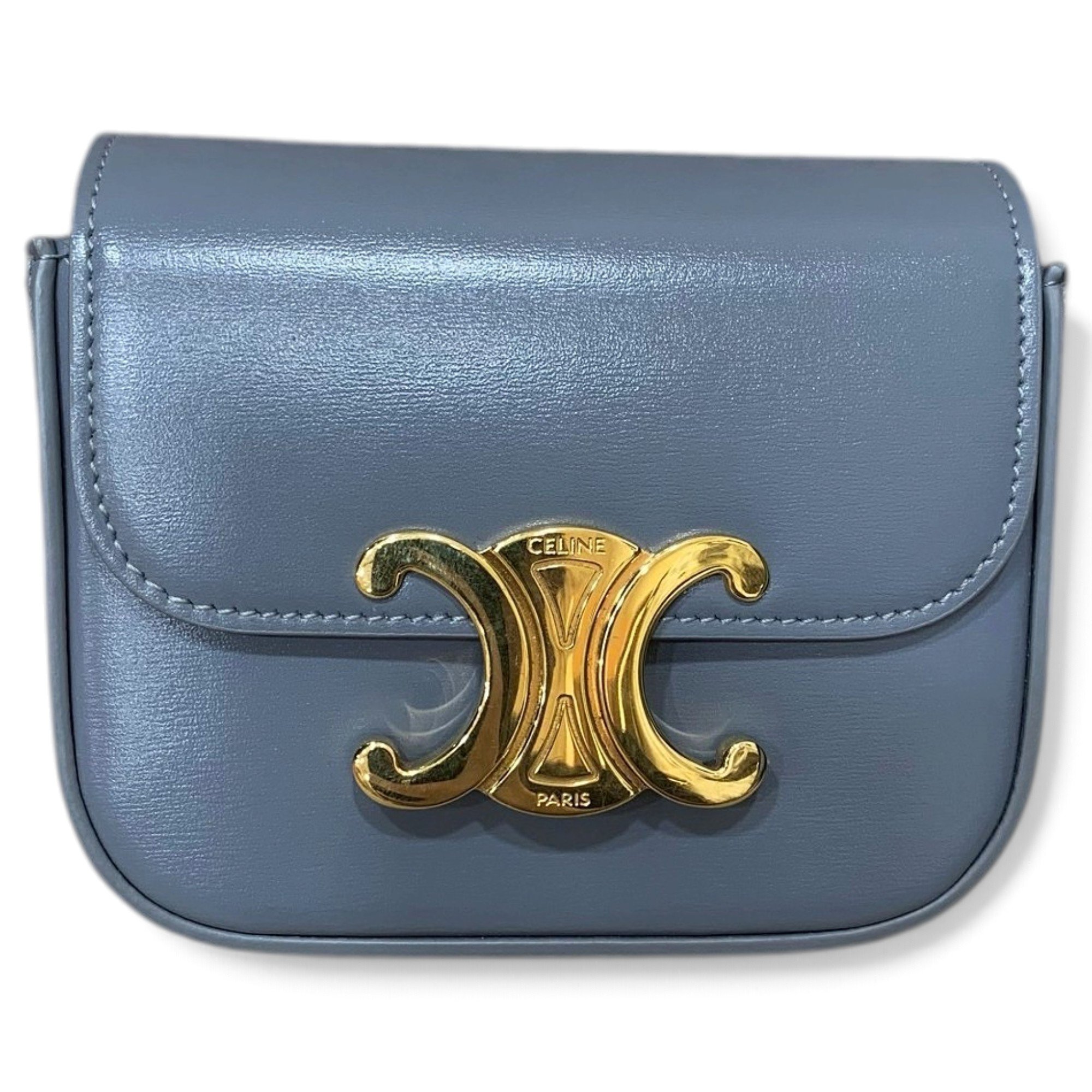 Triomphe leather crossbody bag