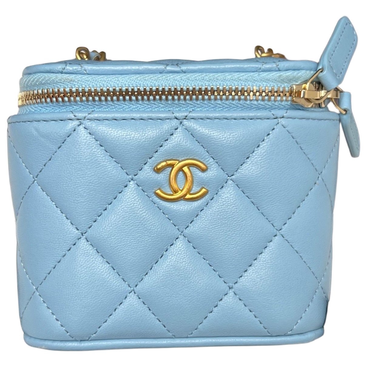 Trendy CC Vanity leather handbag