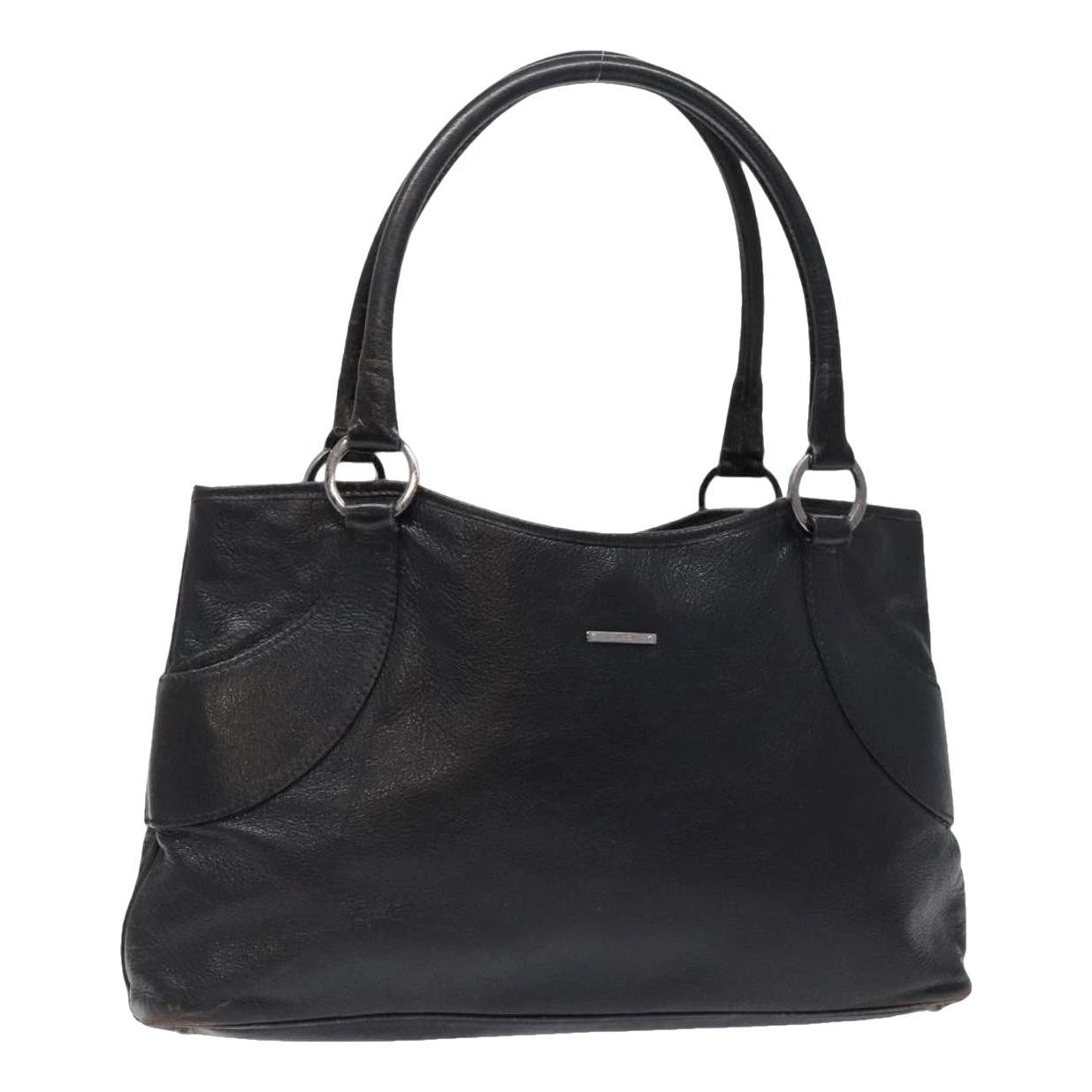 Leather tote