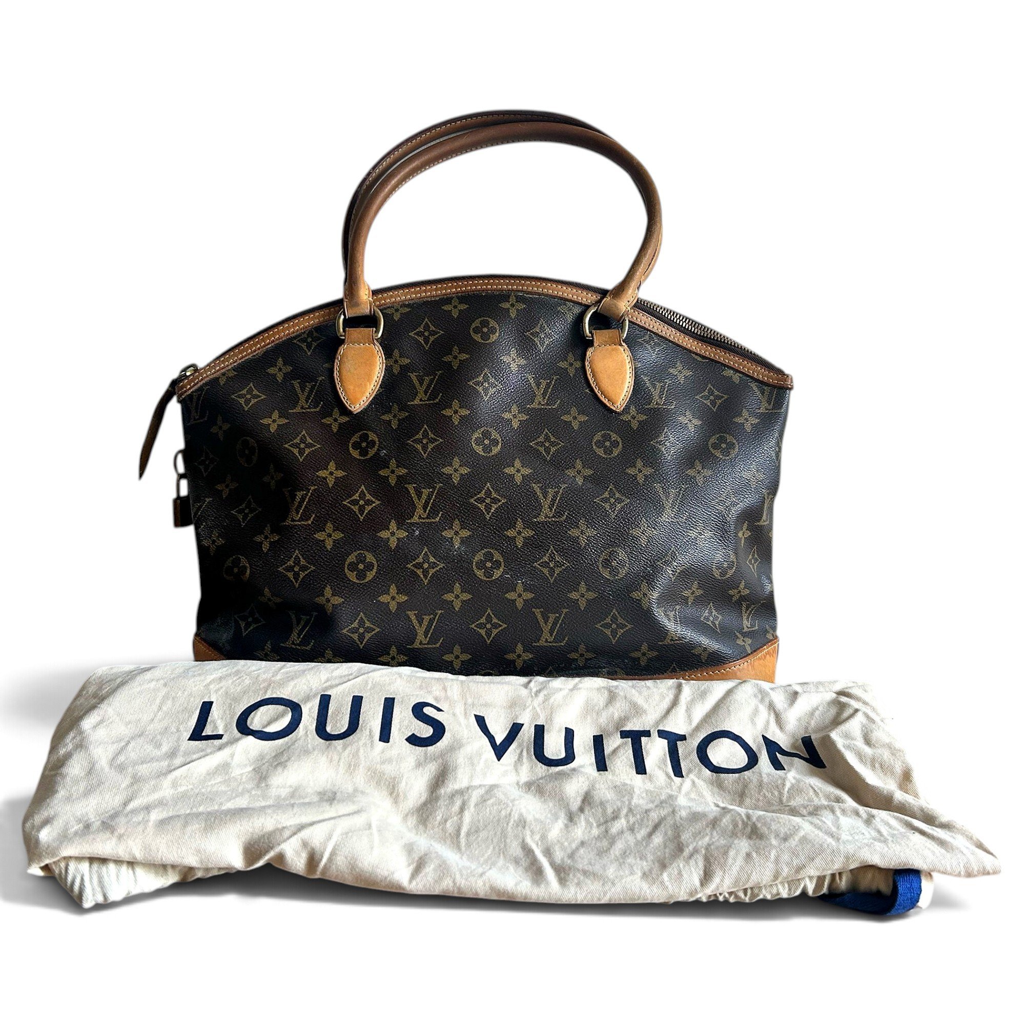 Lockit leather handbag