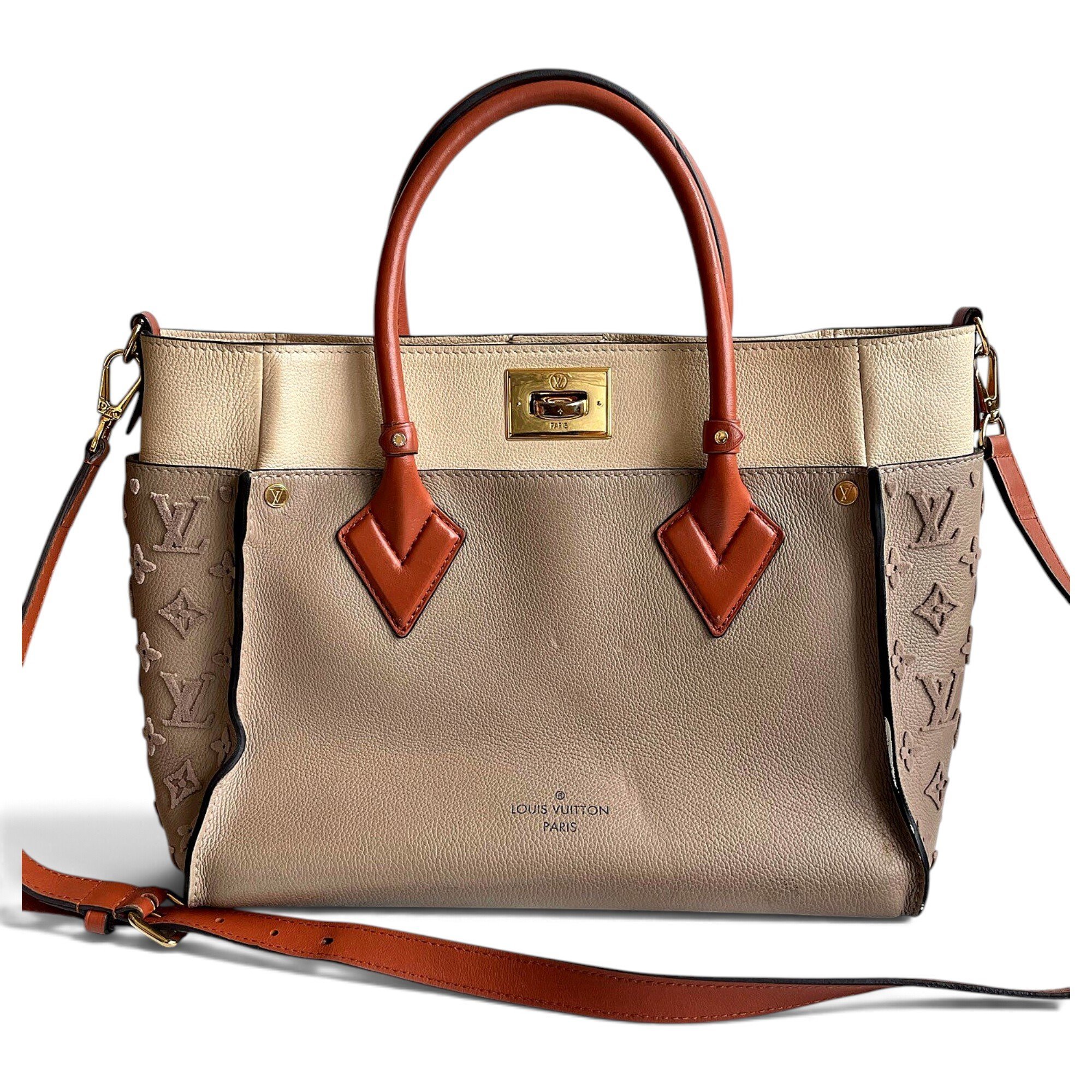 On My Side leather handbag