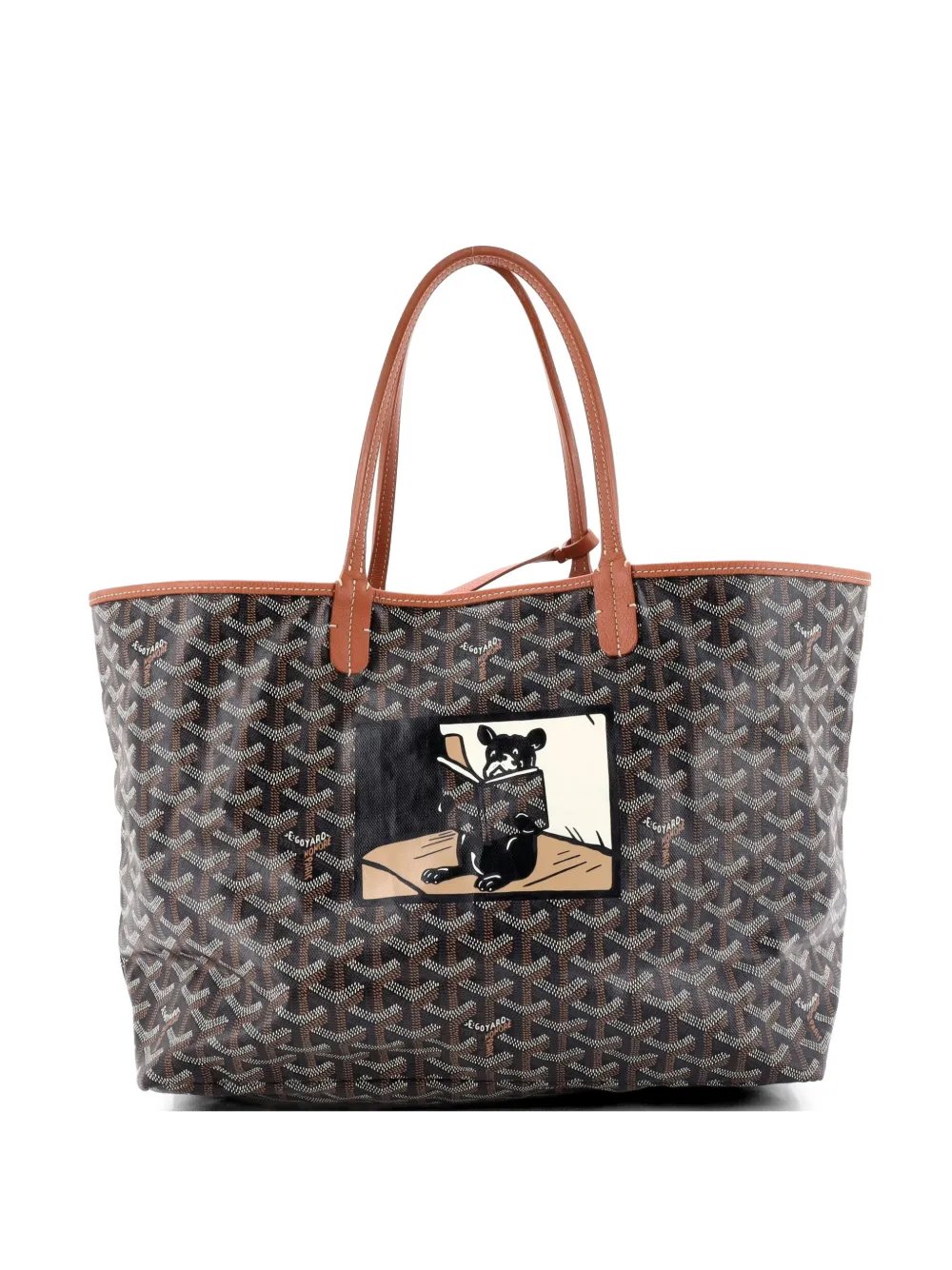 Saint Louis Printed Coated Canvas PM tote bag