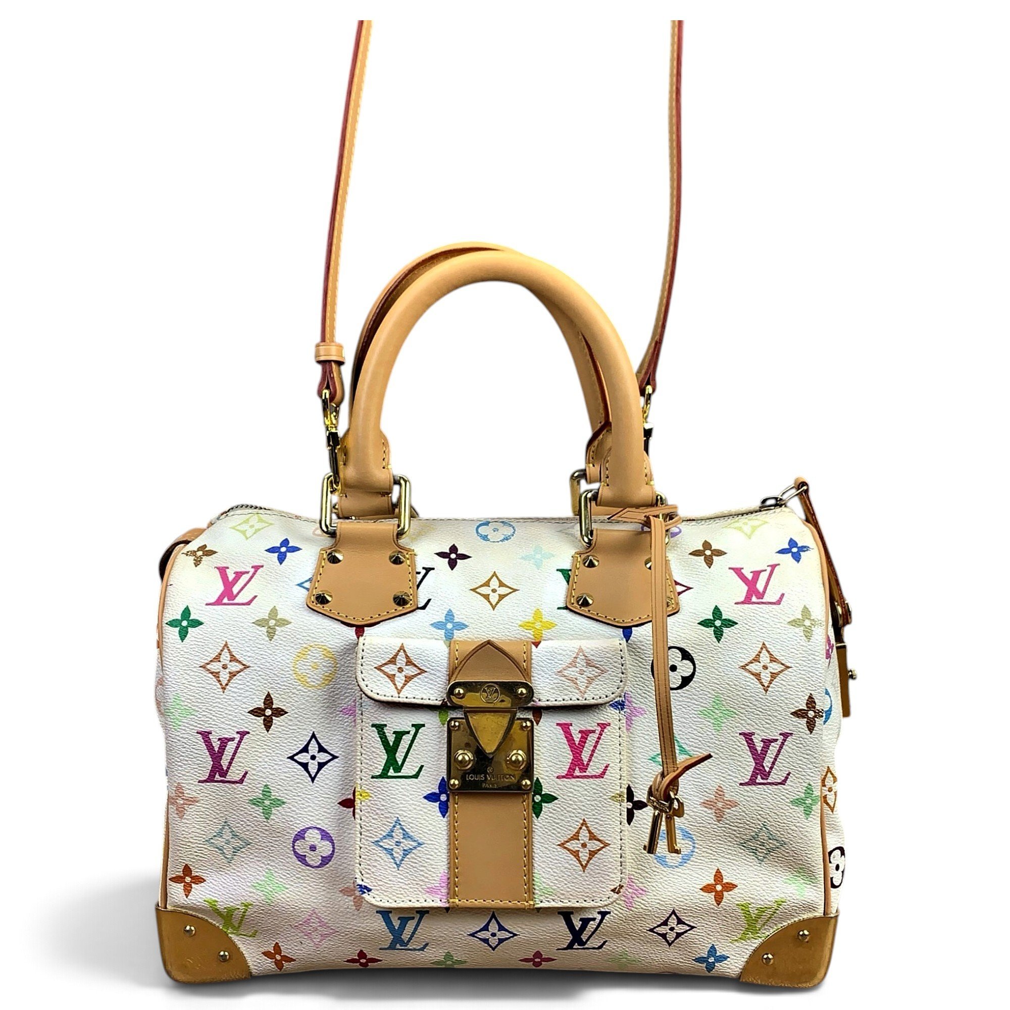 Speedy leather crossbody bag