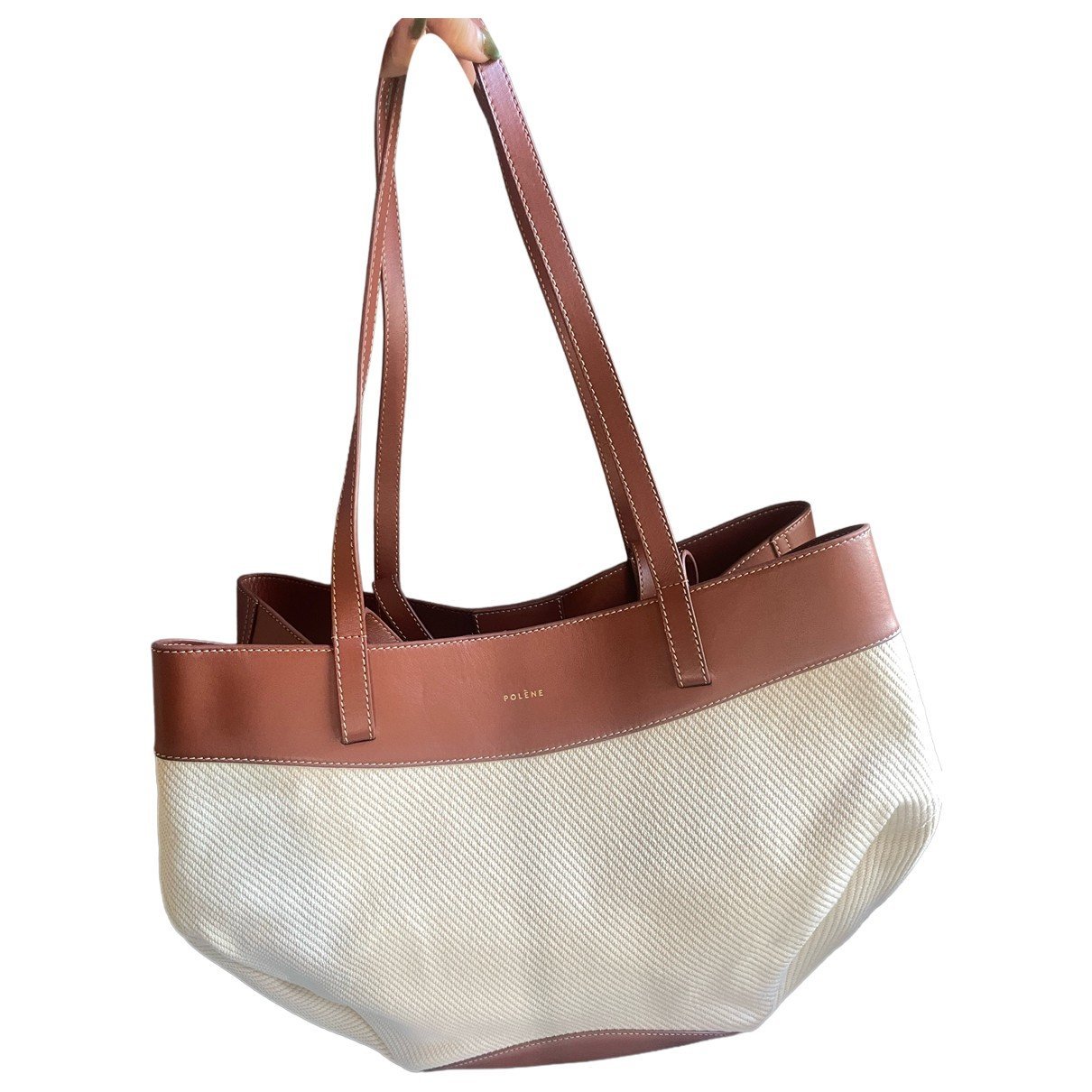 Leather tote