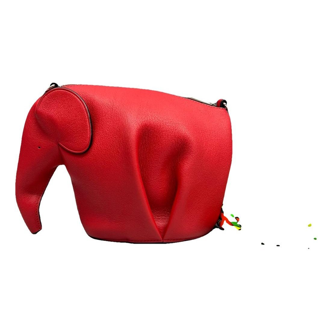 Animals leather handbag