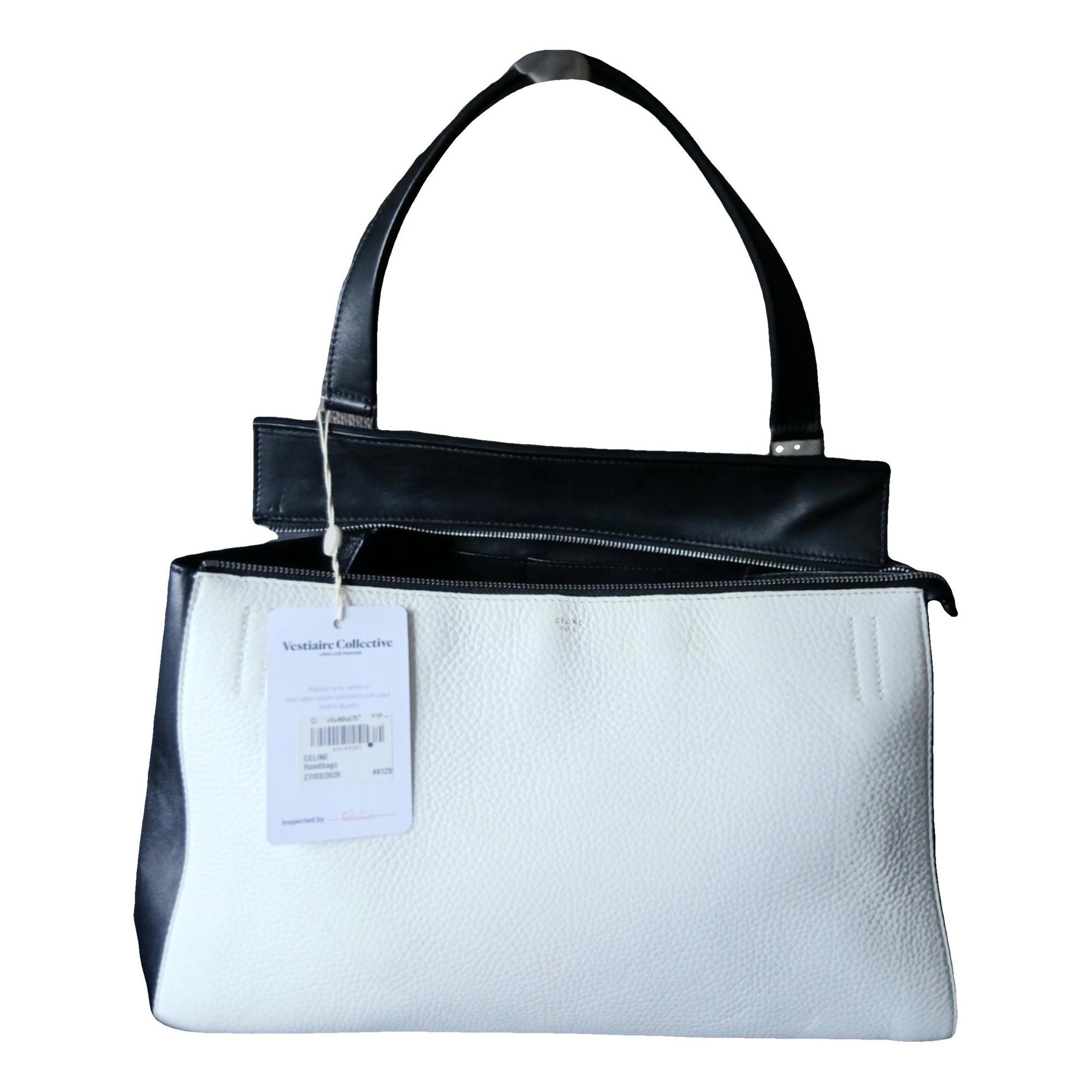 Edge leather handbag