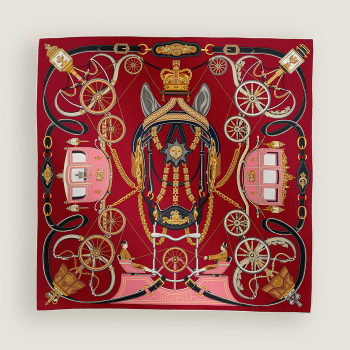 Stately Wheels Scarf 90