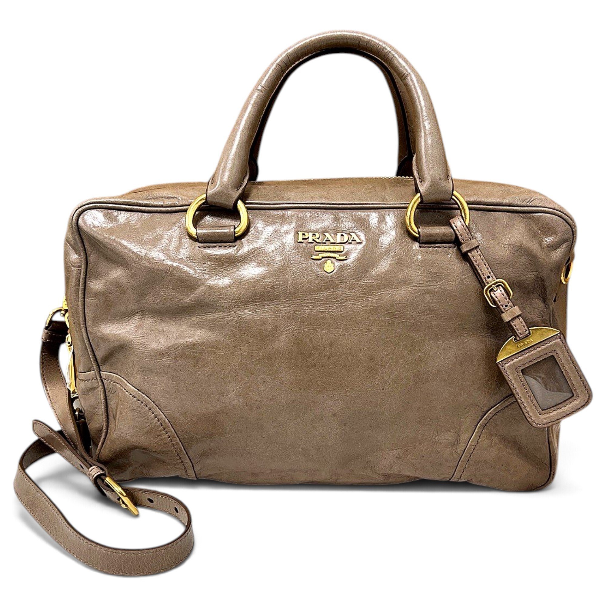 Leather handbag