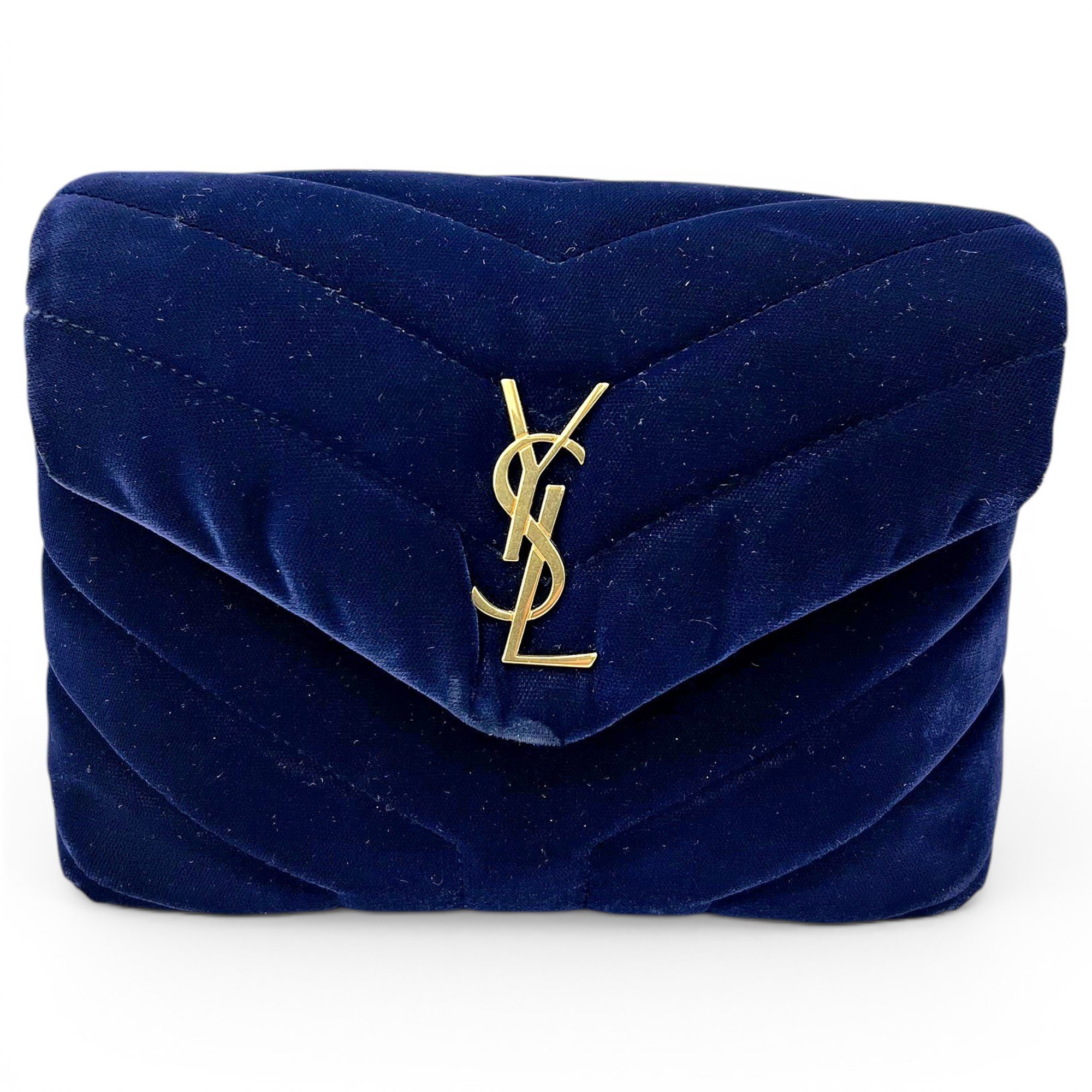 Loulou velvet crossbody bag