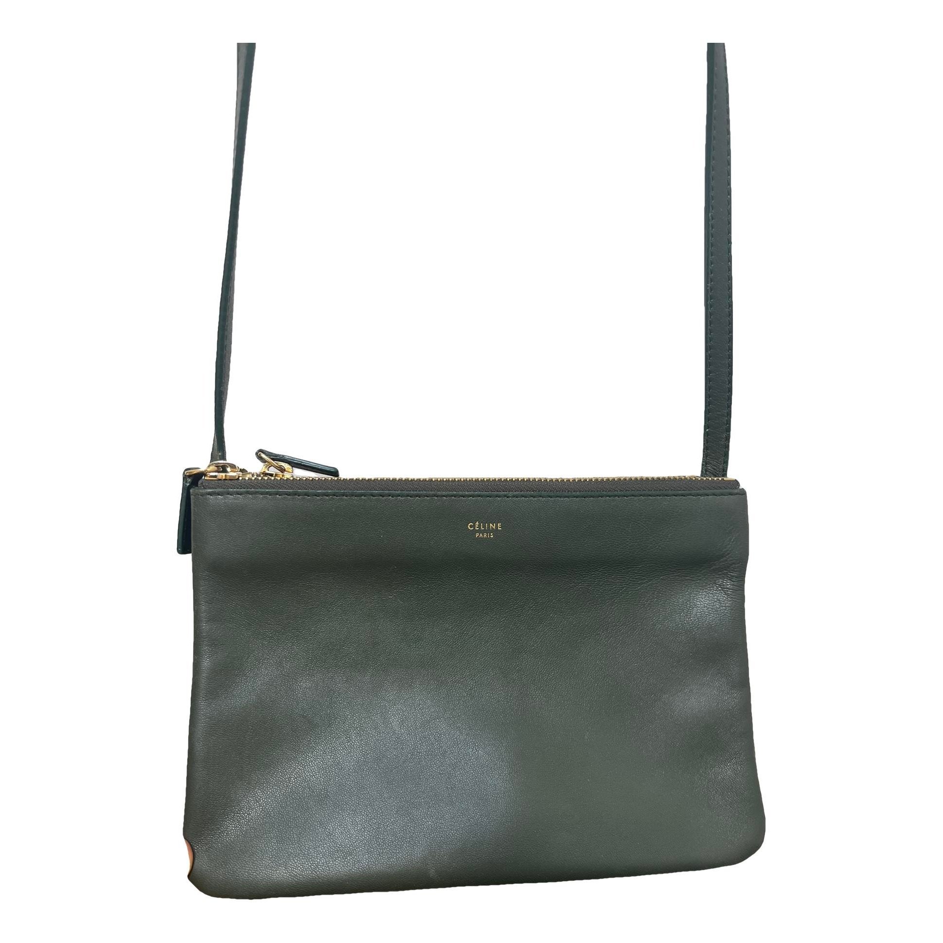 Trio leather crossbody bag