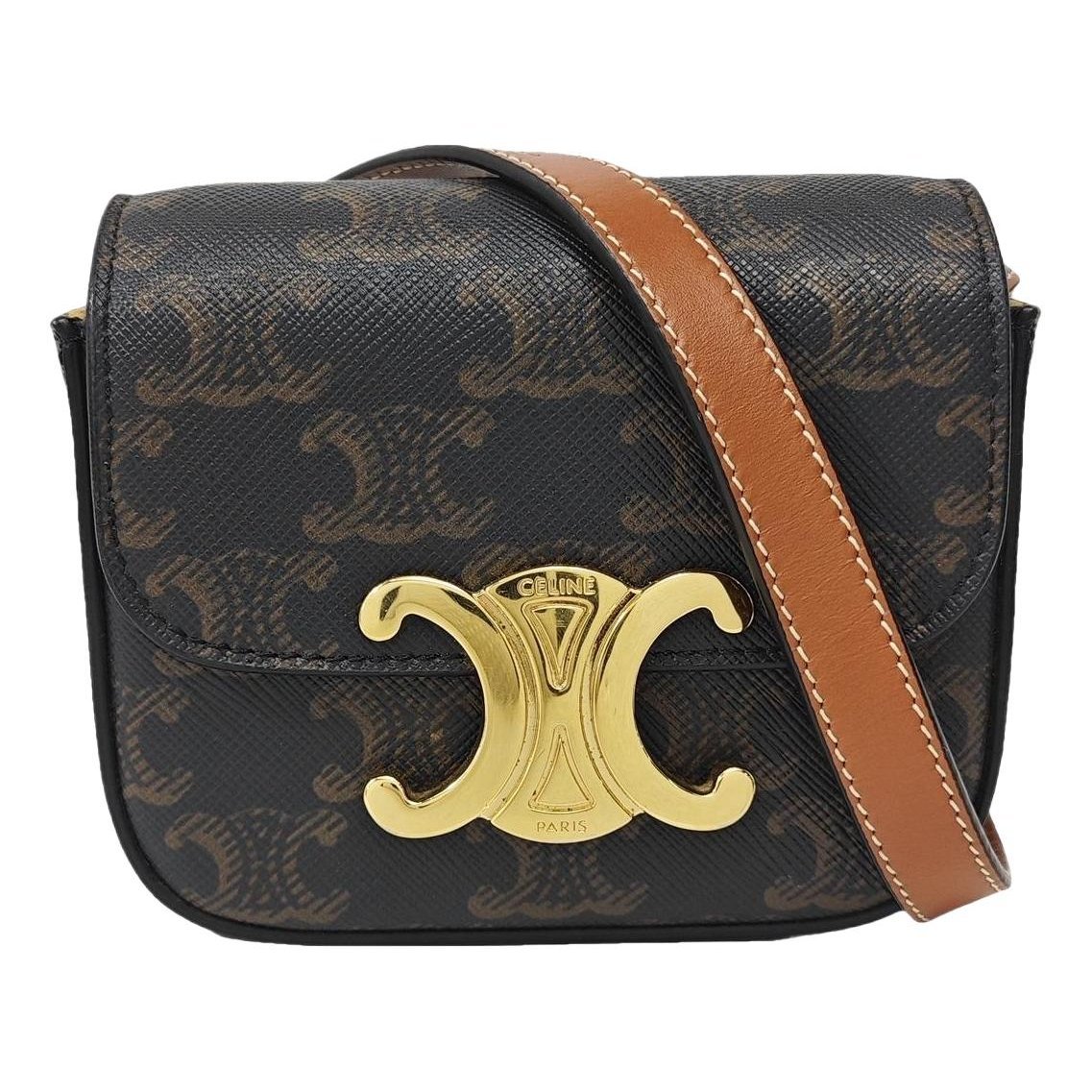 Triomphe leather handbag