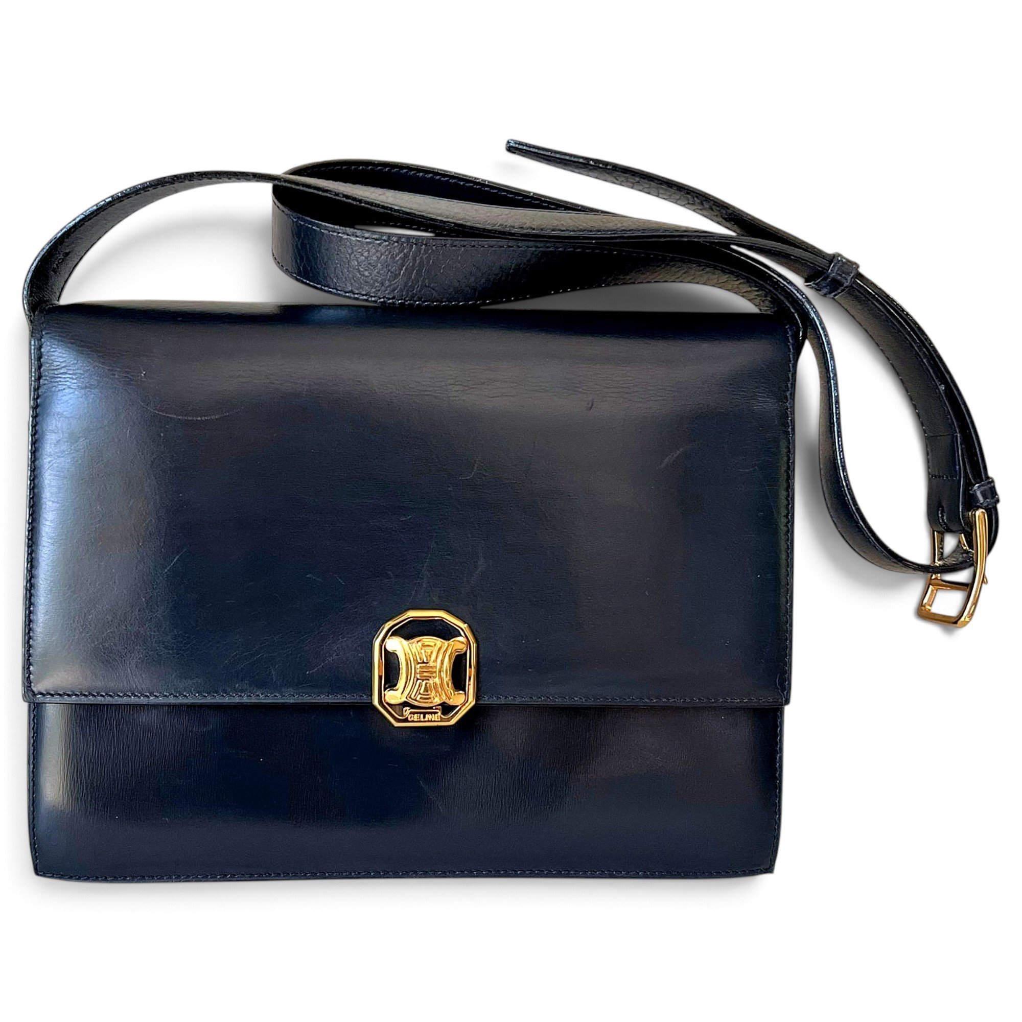 Triomphe leather handbag