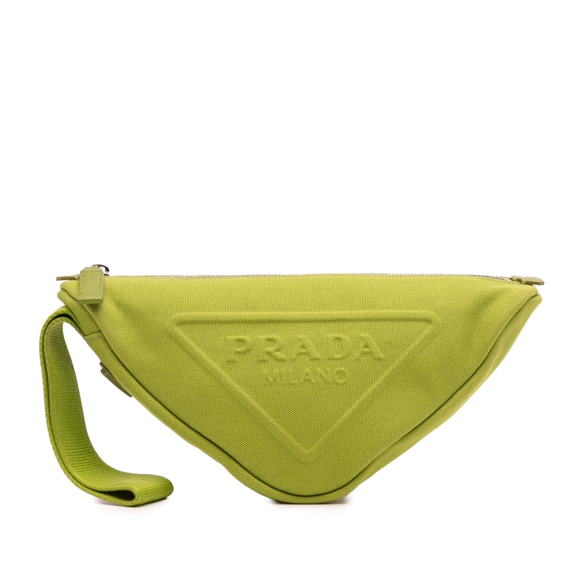 Triangle cloth handbag