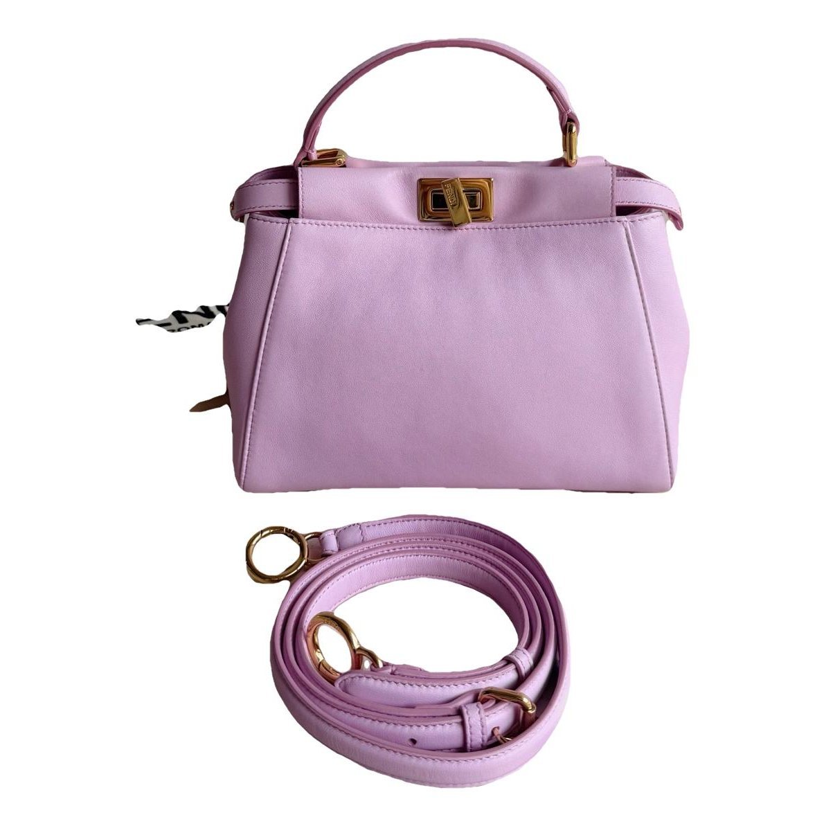 Peekaboo leather handbag