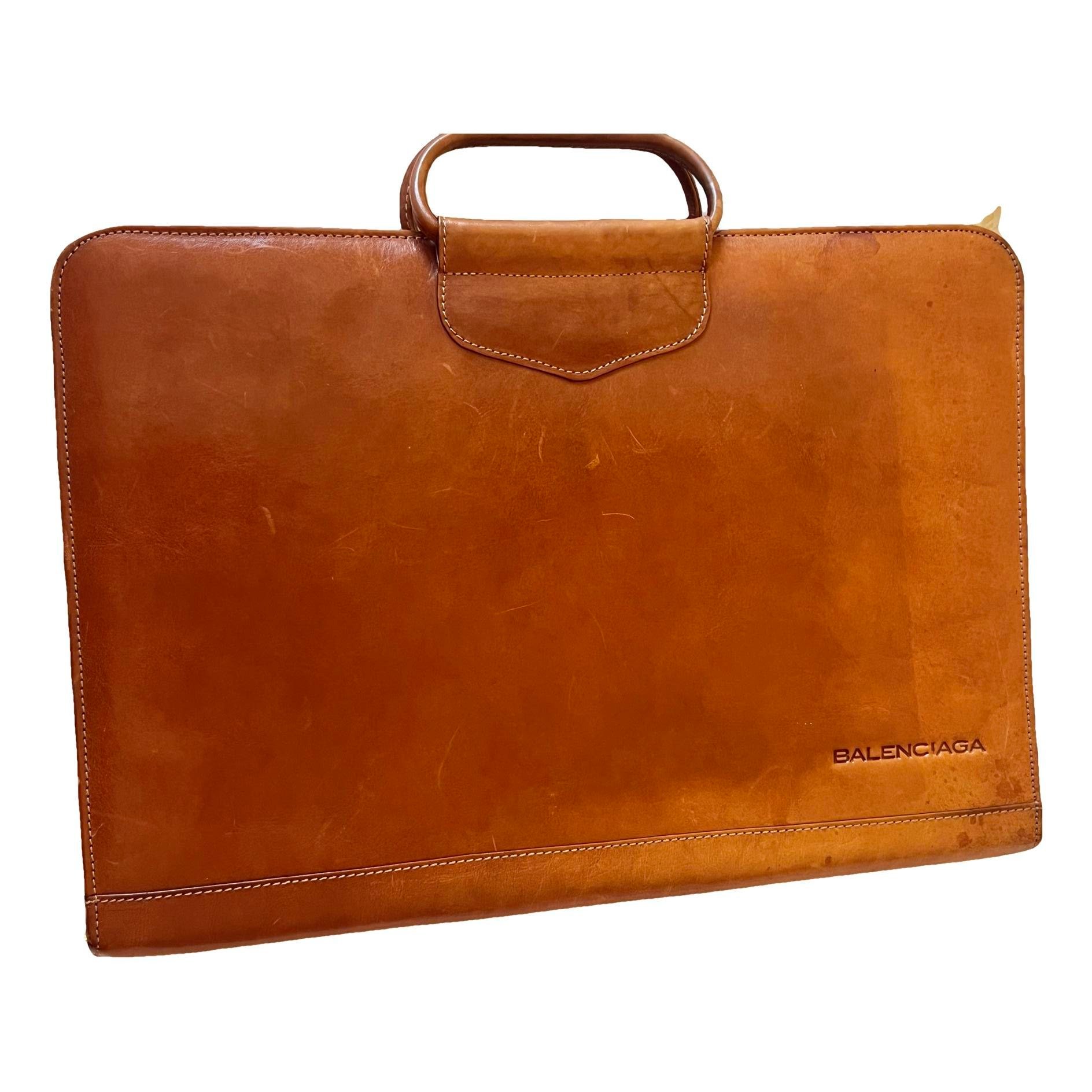 Leather satchel