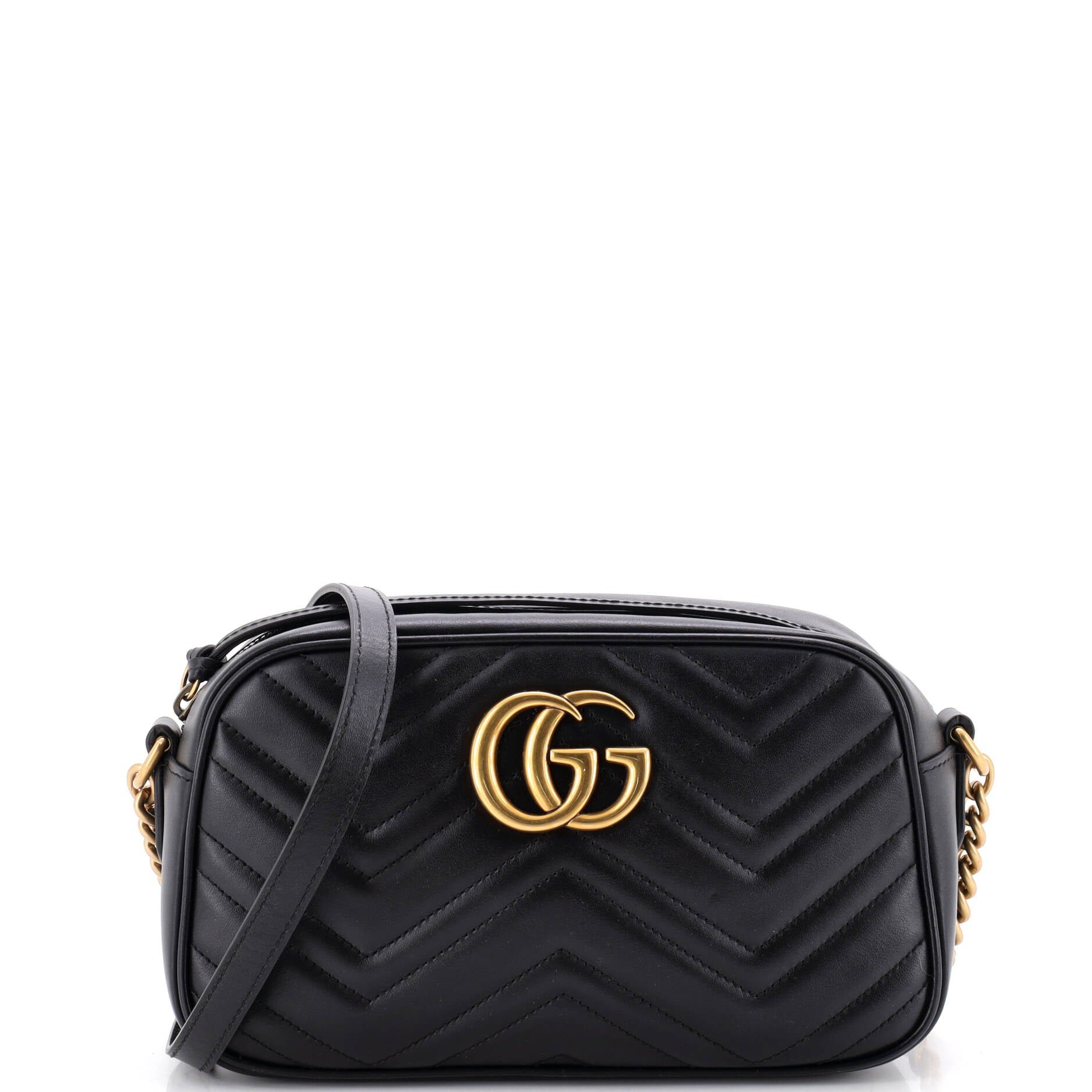 GG Marmont Shoulder Bag Matelasse Leather Small