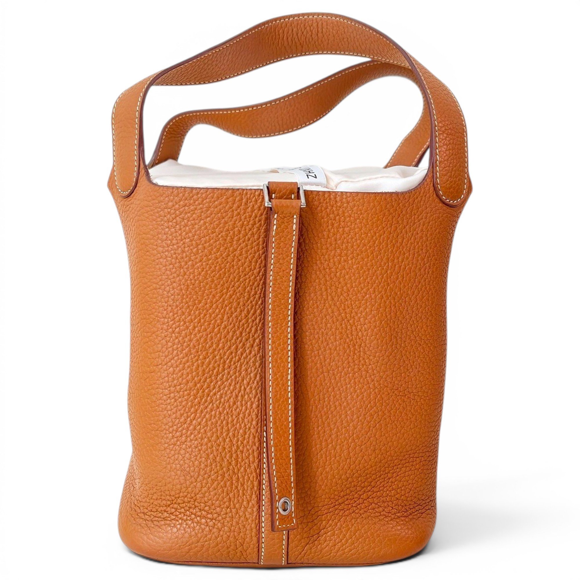 Picotin leather handbag
