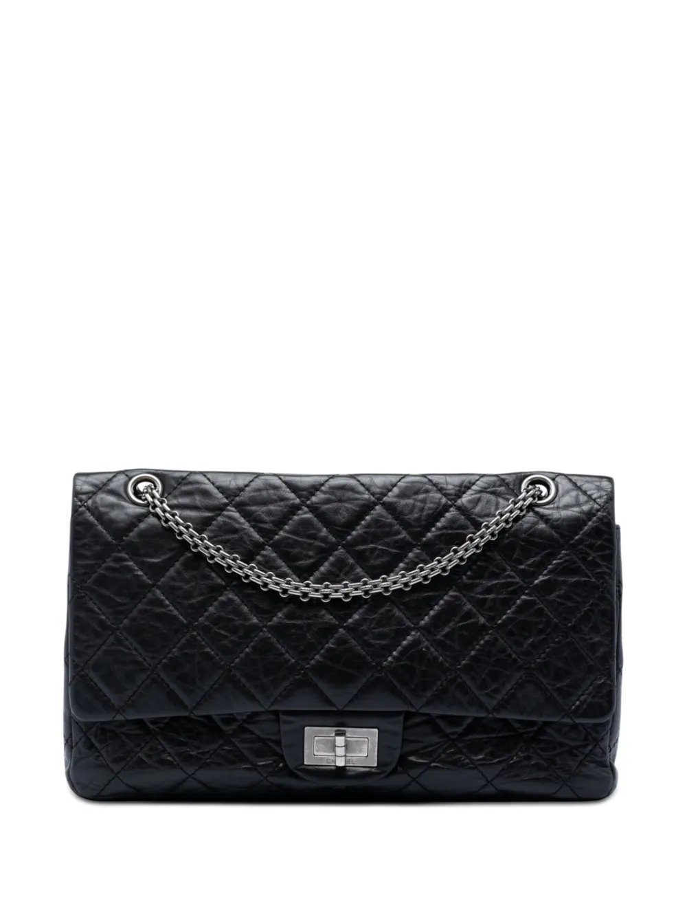 2009-2010 Quilted Aged Calfskin Reissue 2.55 Double Flap 227 shoulder bag