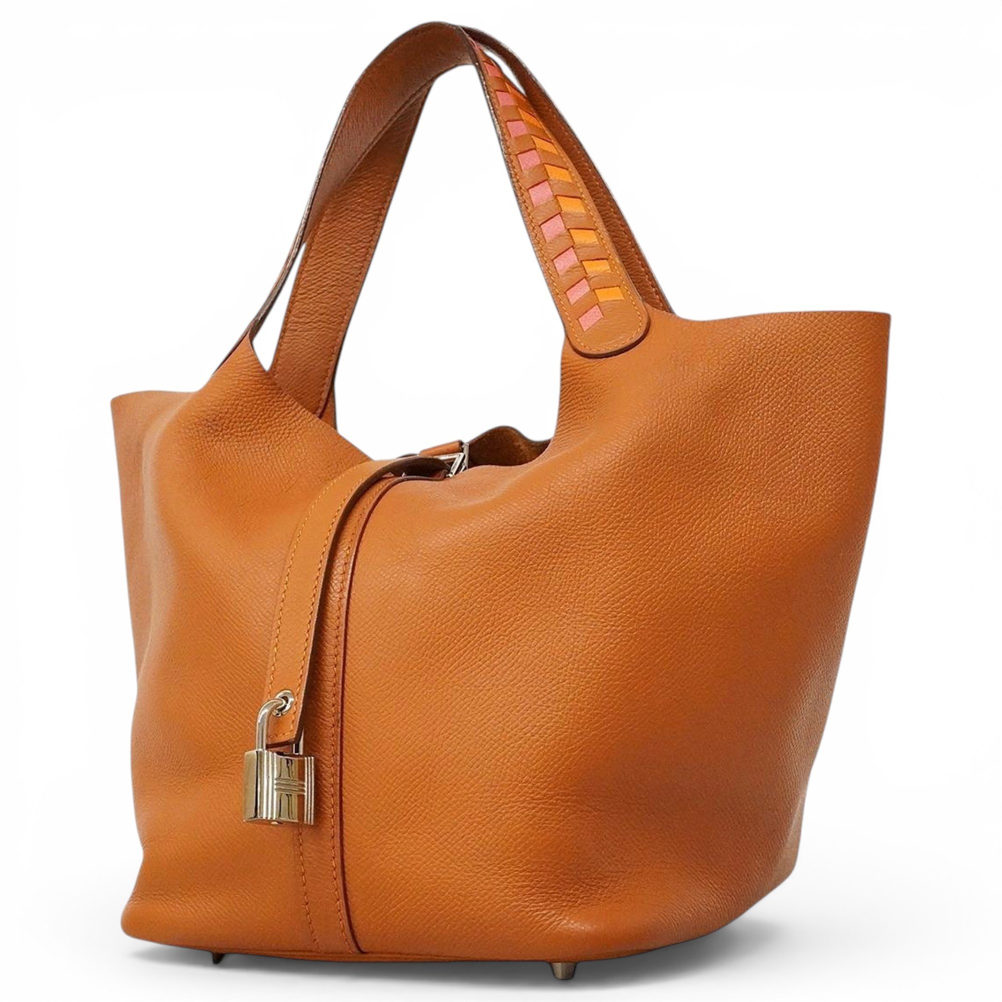 Hermes Picotin 22 Handbag Gold Epsom Leather