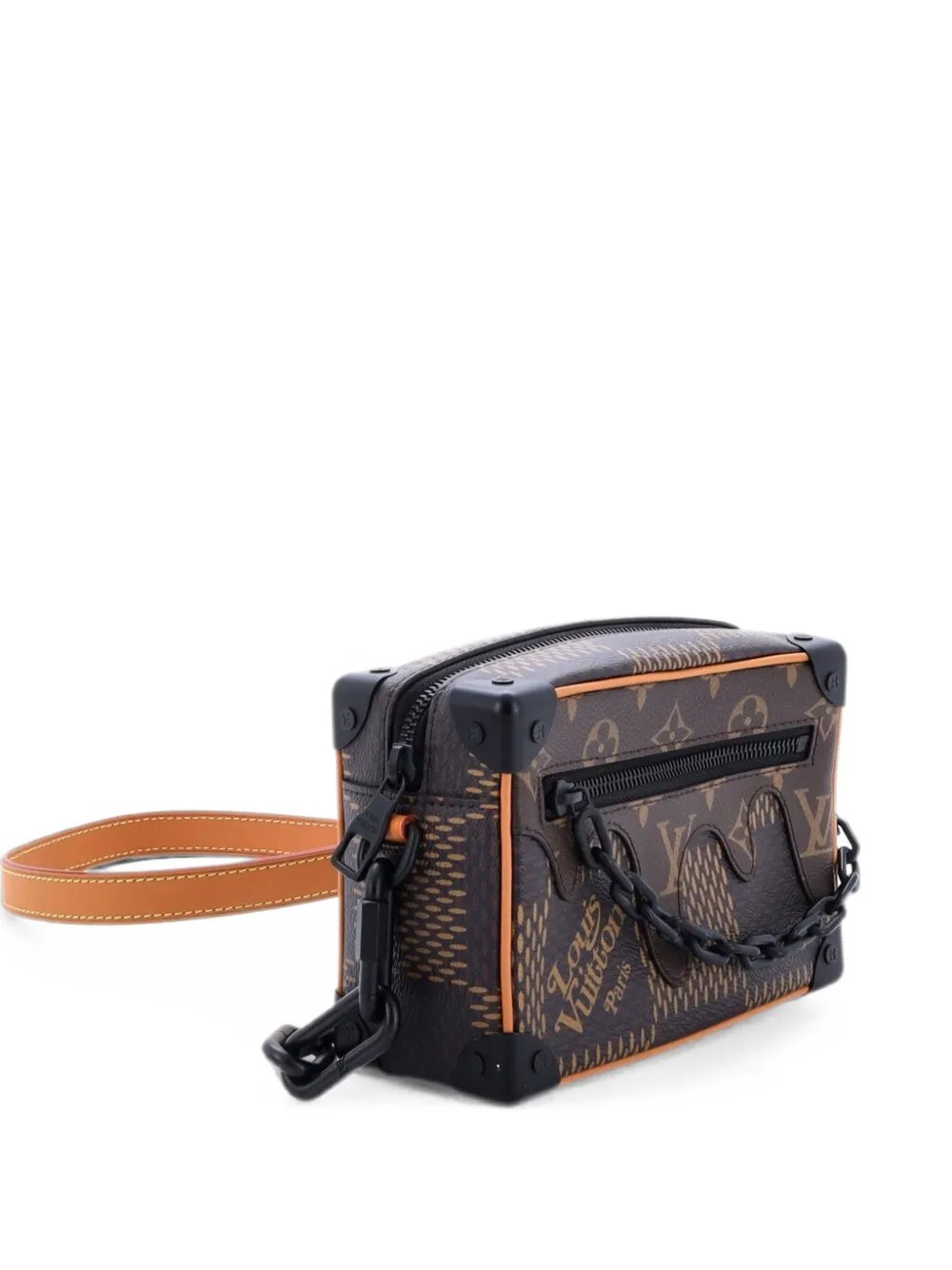 Nigo Soft Trunk Bag Limited Edition Giant Damier and Monogram Canvas Mini crossbody bag