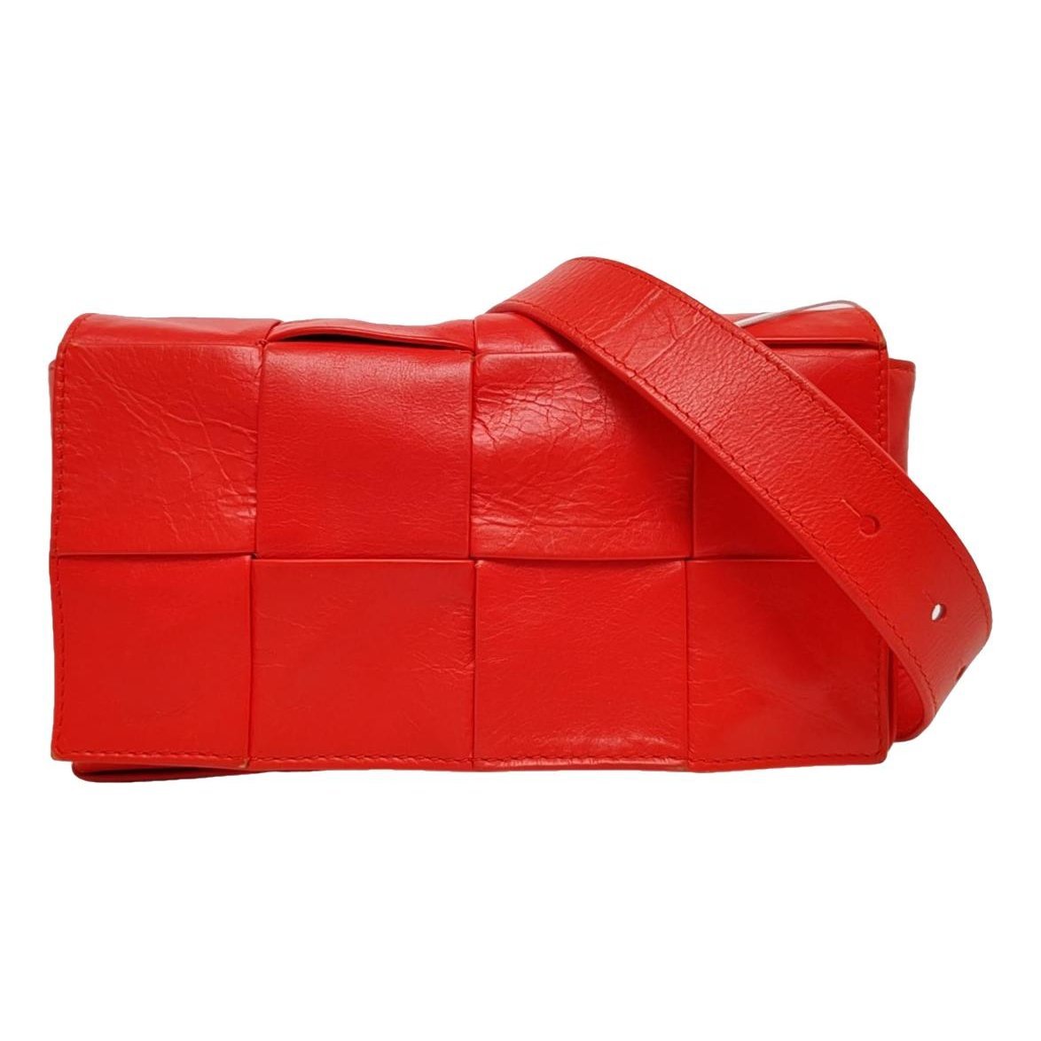 Cassette leather handbag