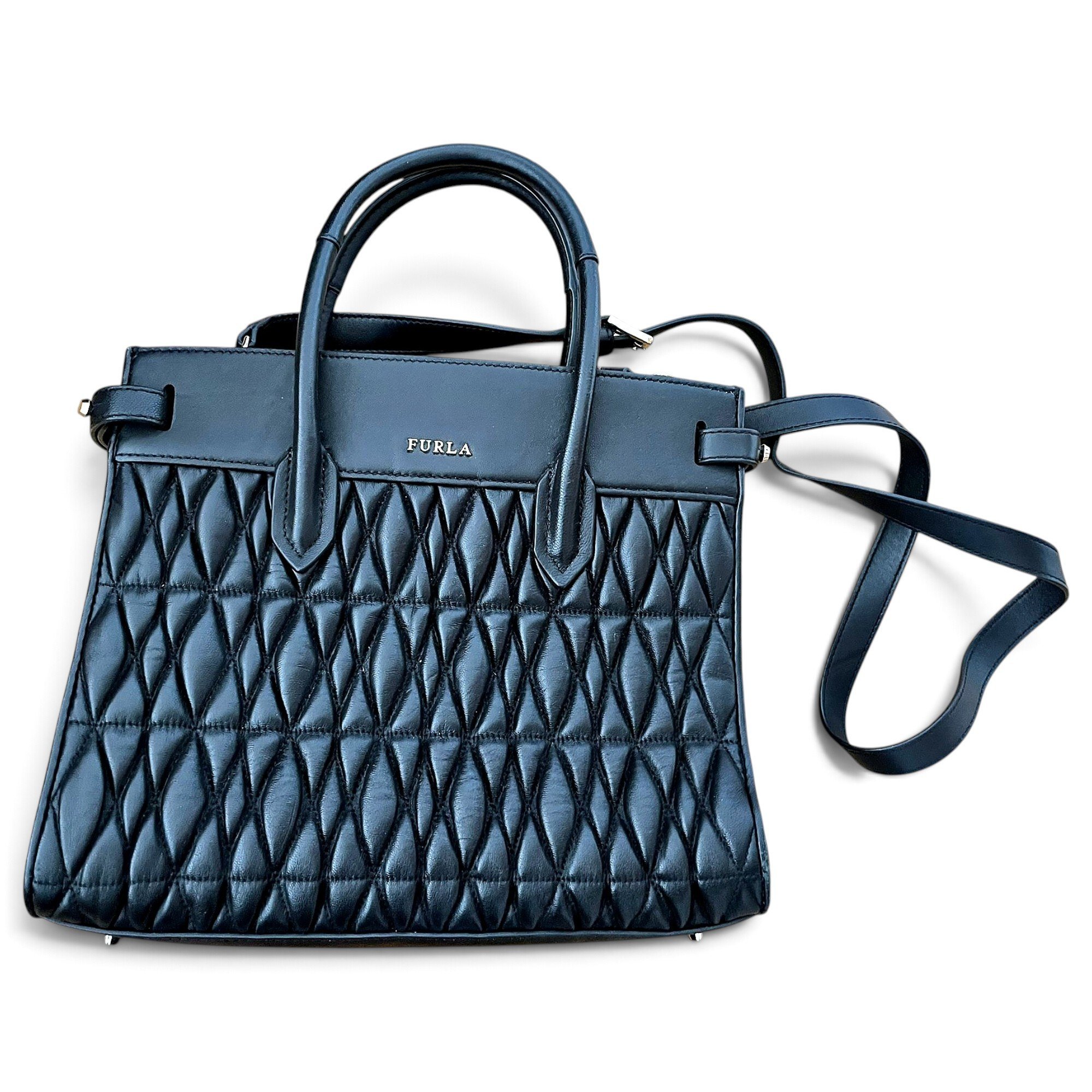 Leather handbag