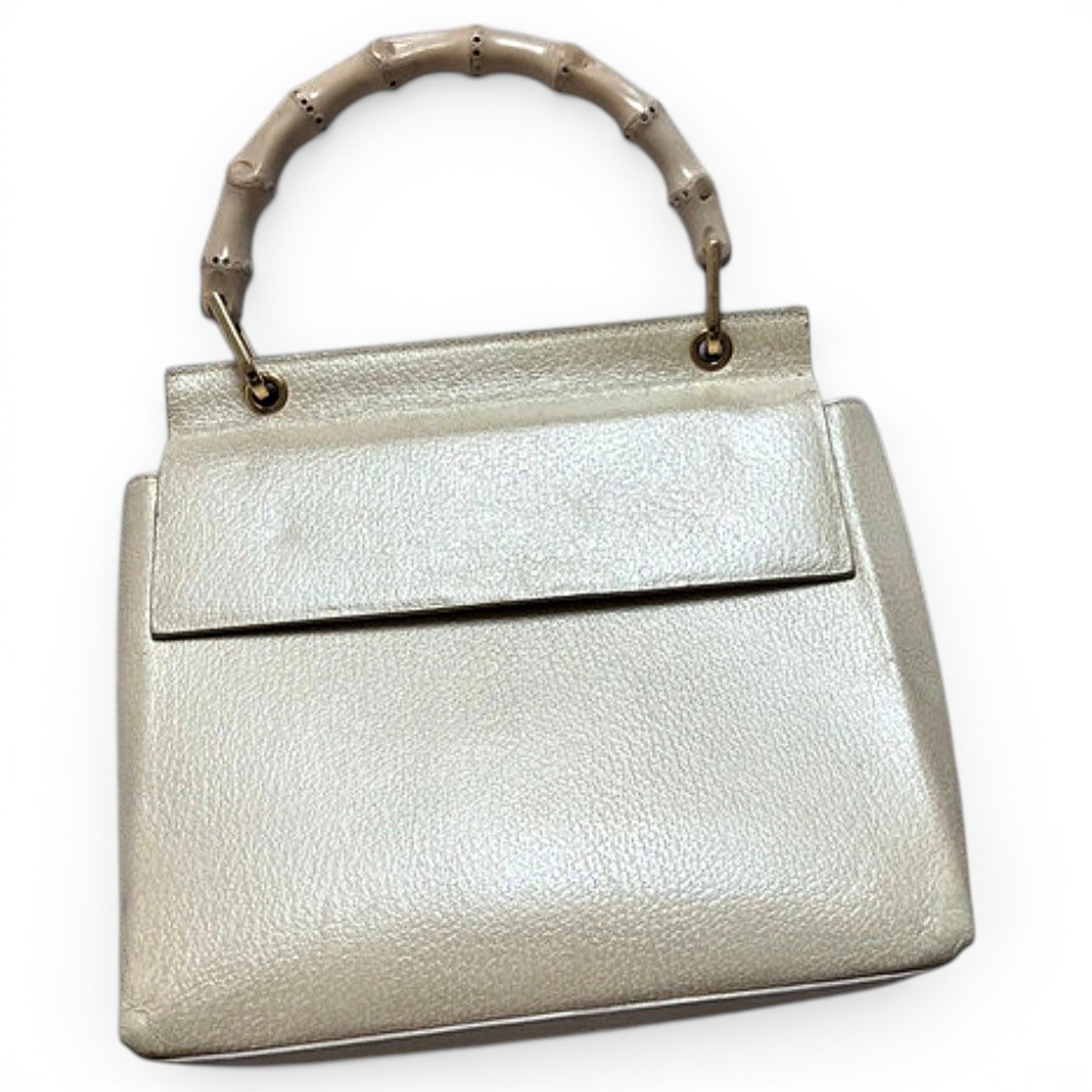Bamboo leather handbag