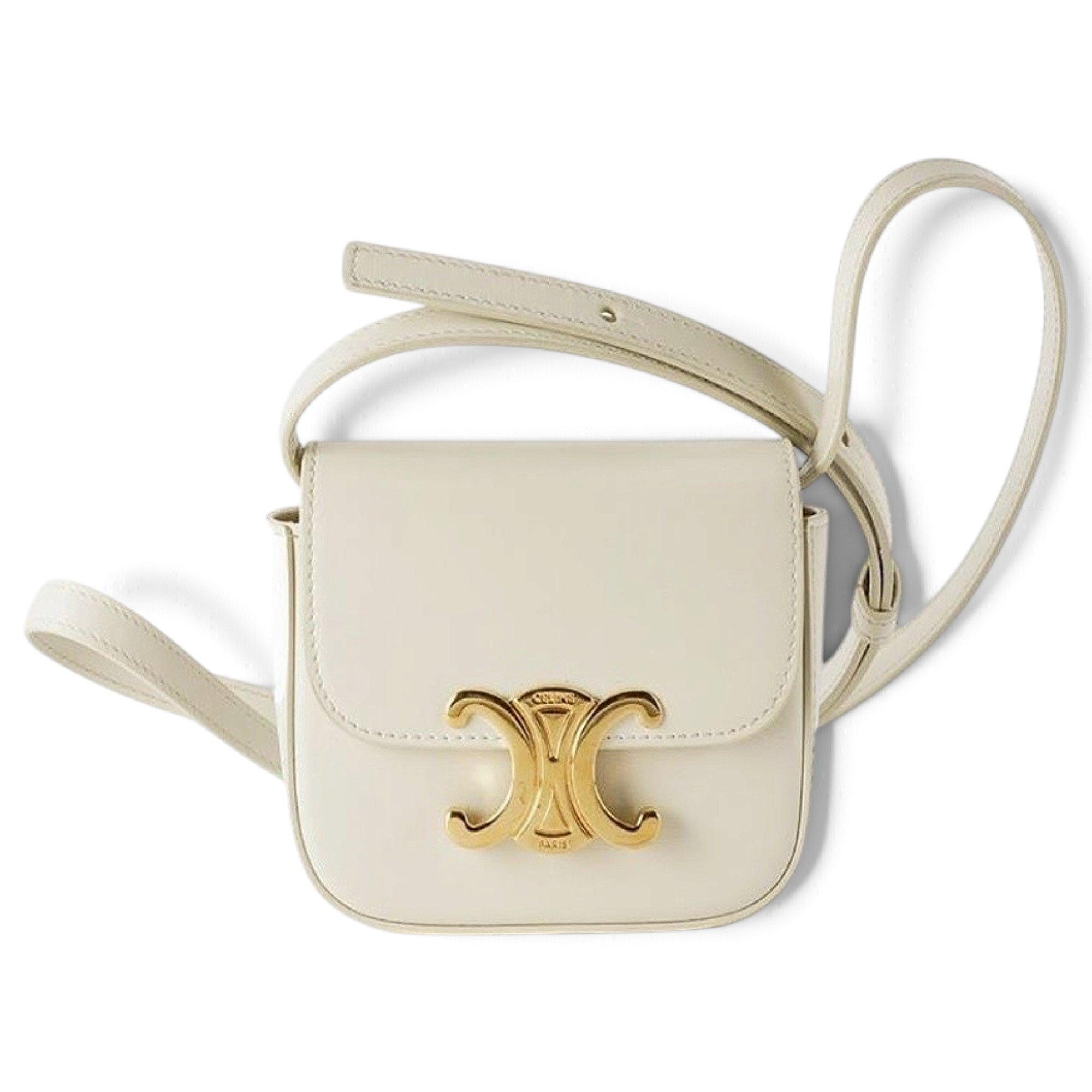 Triomphe leather crossbody bag