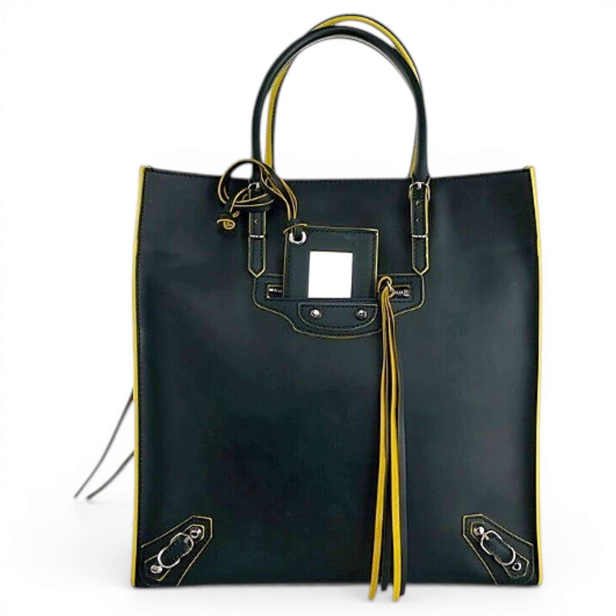 Papier leather tote