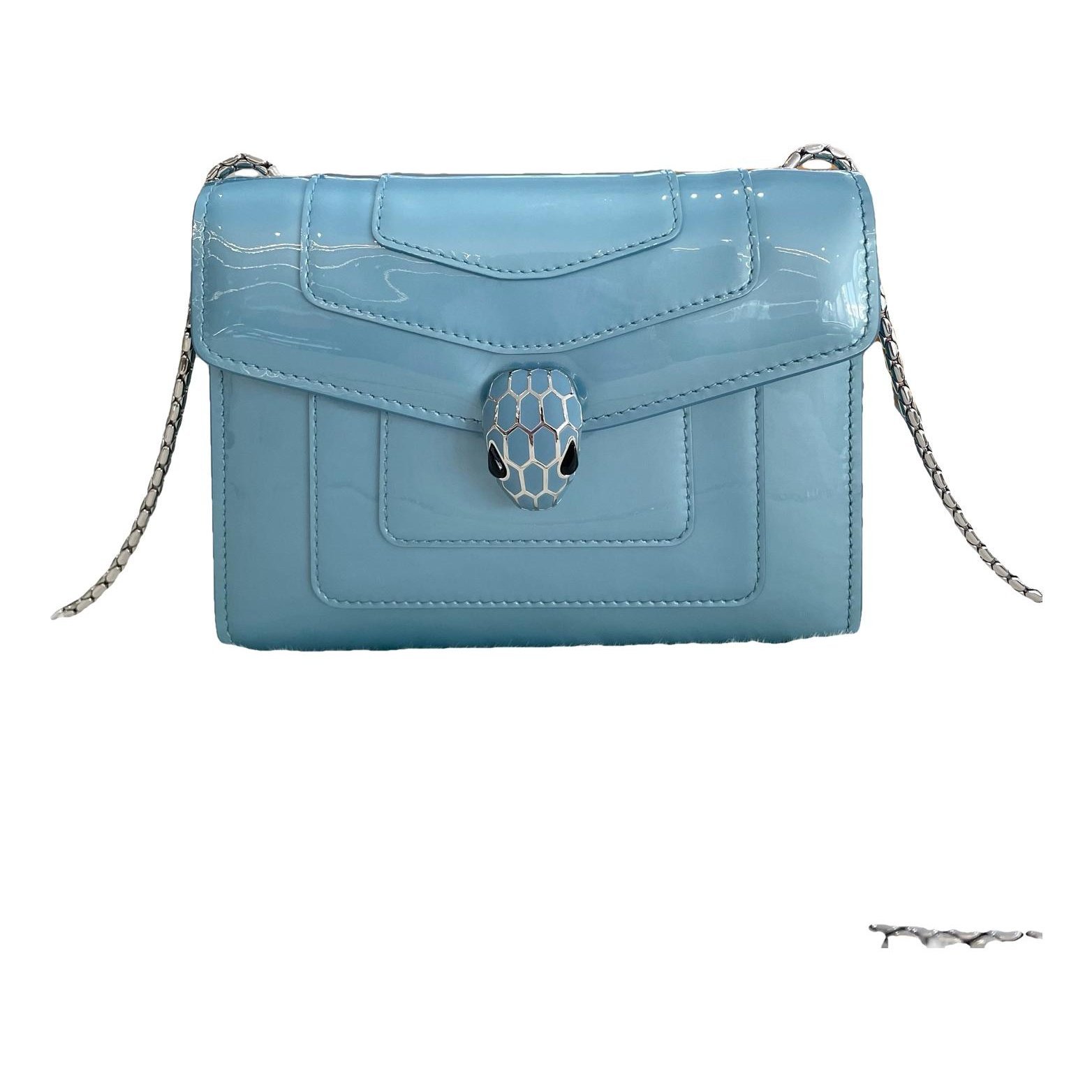 Bvlgari Serpenti leather handbag