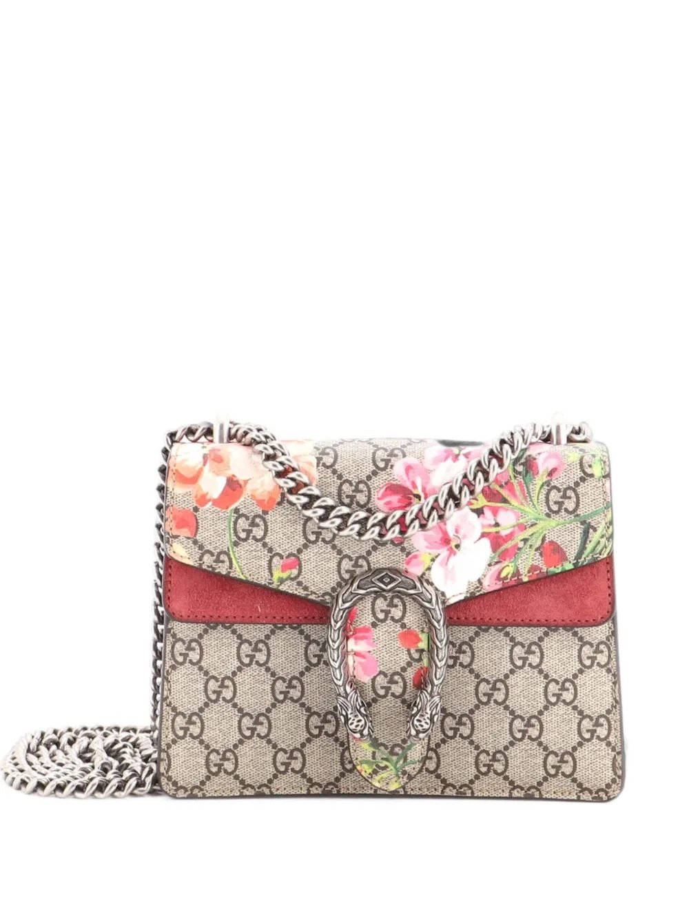 Dionysus Bag Blooms Print GG Coated Canvas Mini shoulder bag