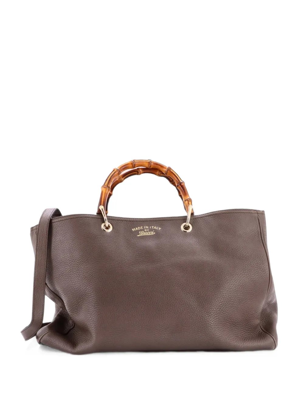 Bamboo Shopper Leather Large tote bag