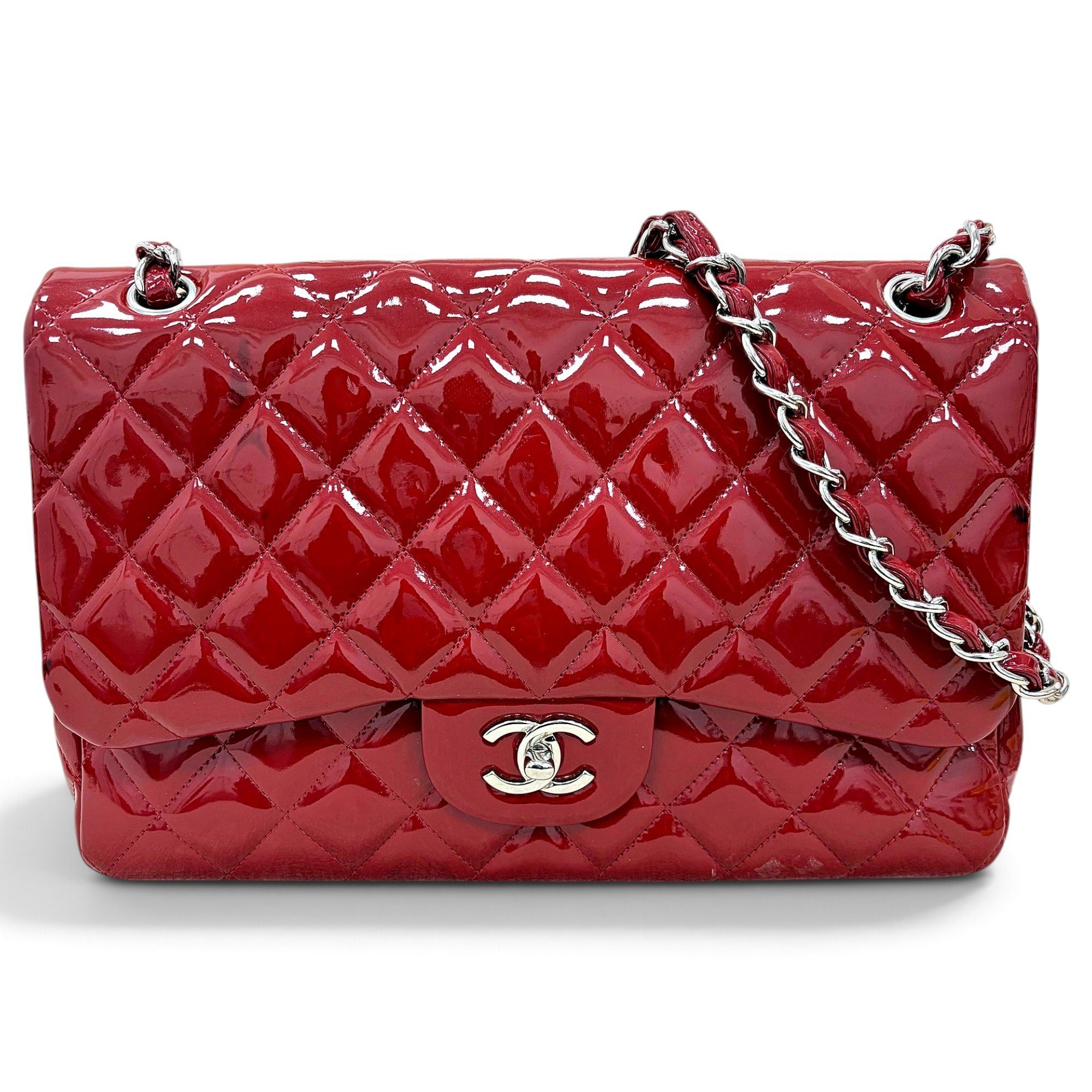 Timeless/Classique patent leather handbag