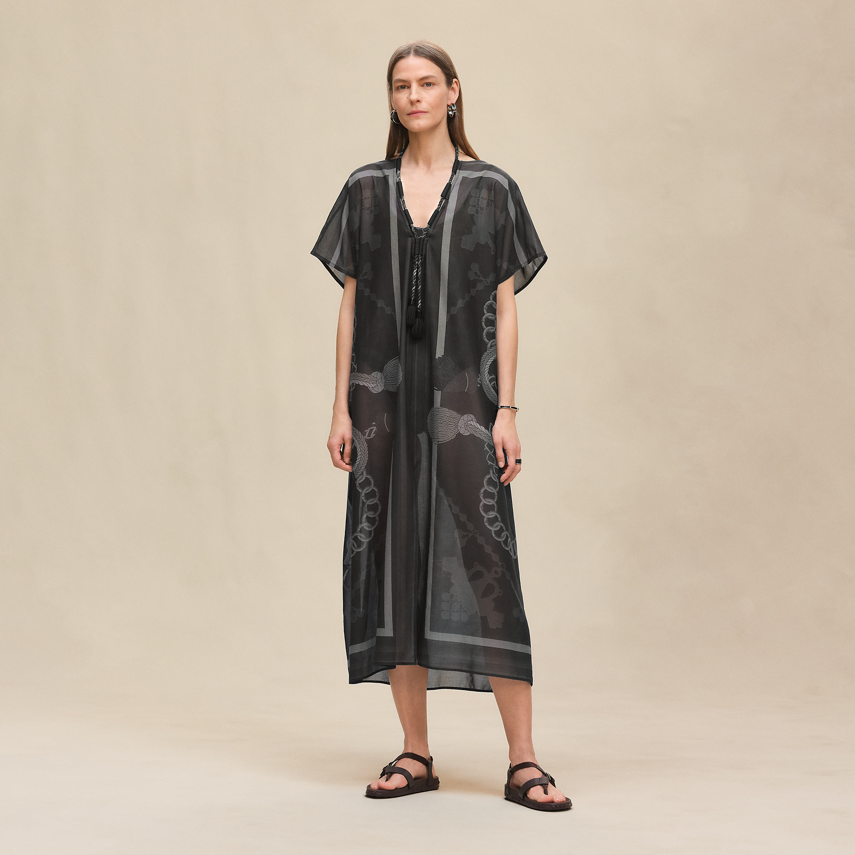 "Palefroi Remix" maxi beach caftan